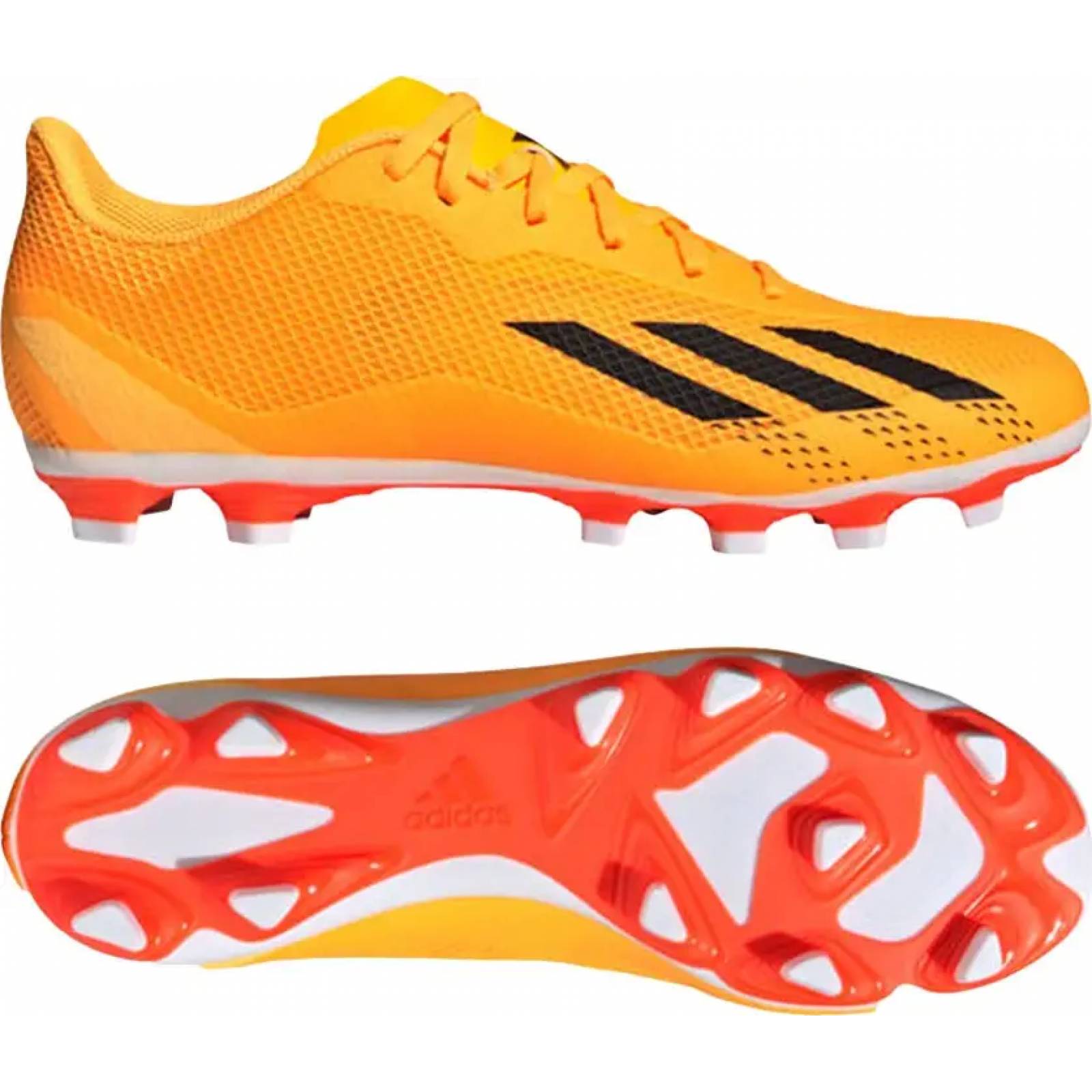 Tenis de futbol / tacos caballero amarillo Adidas modelo 2460