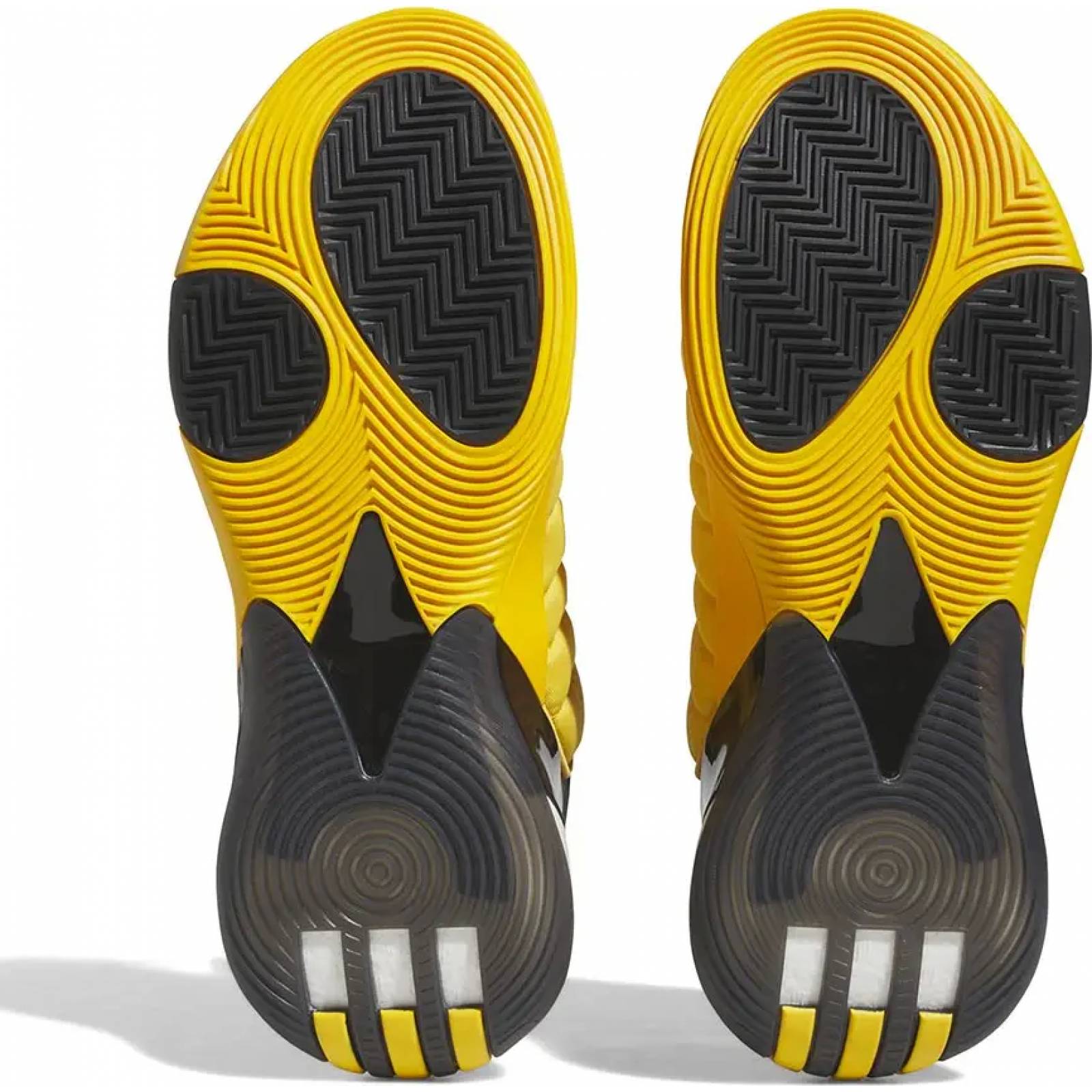 Tenis para basketball caballero amarillo Adidas modelo 3426