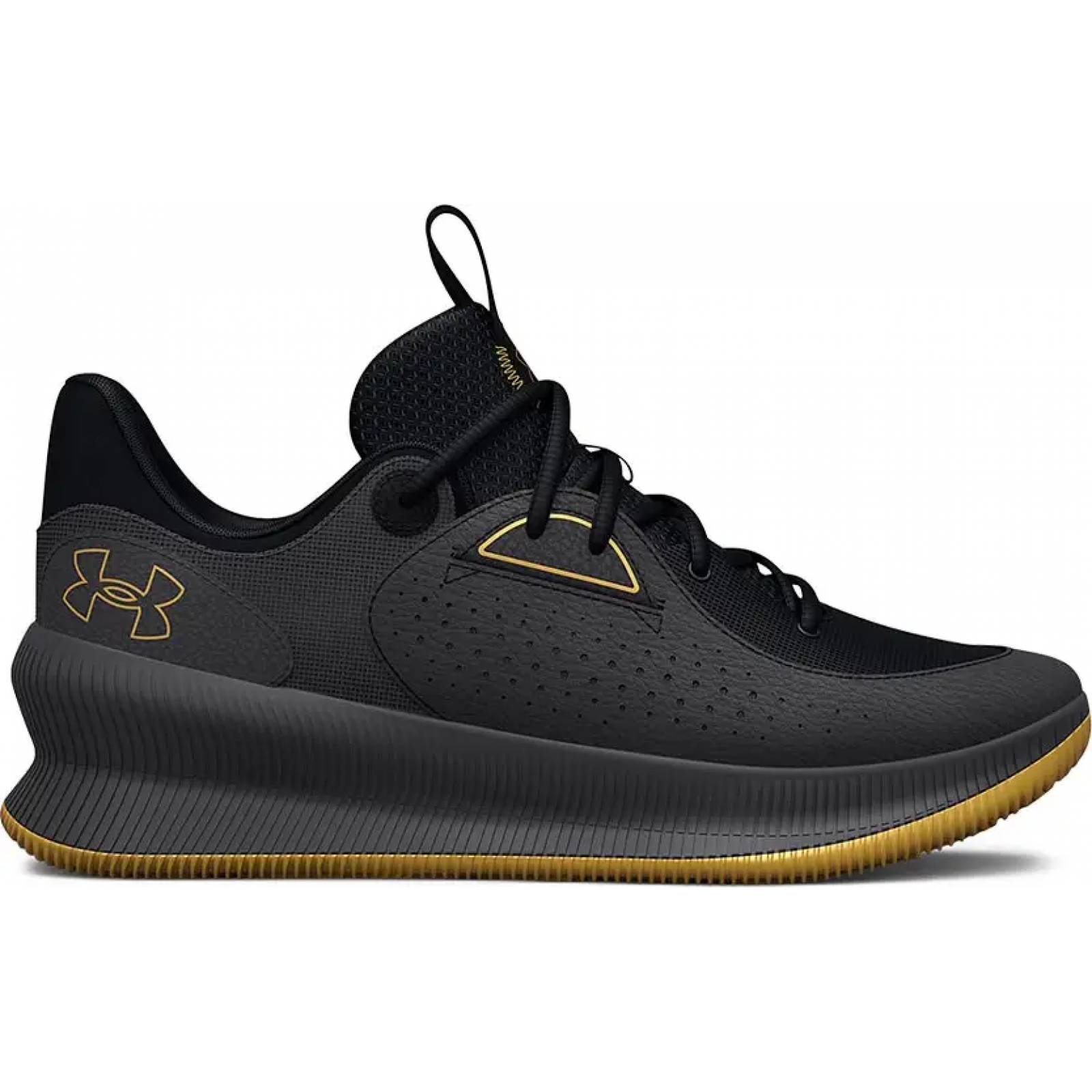 Tenis para basketball caballero negro Under Armour Mexico modelo 5619