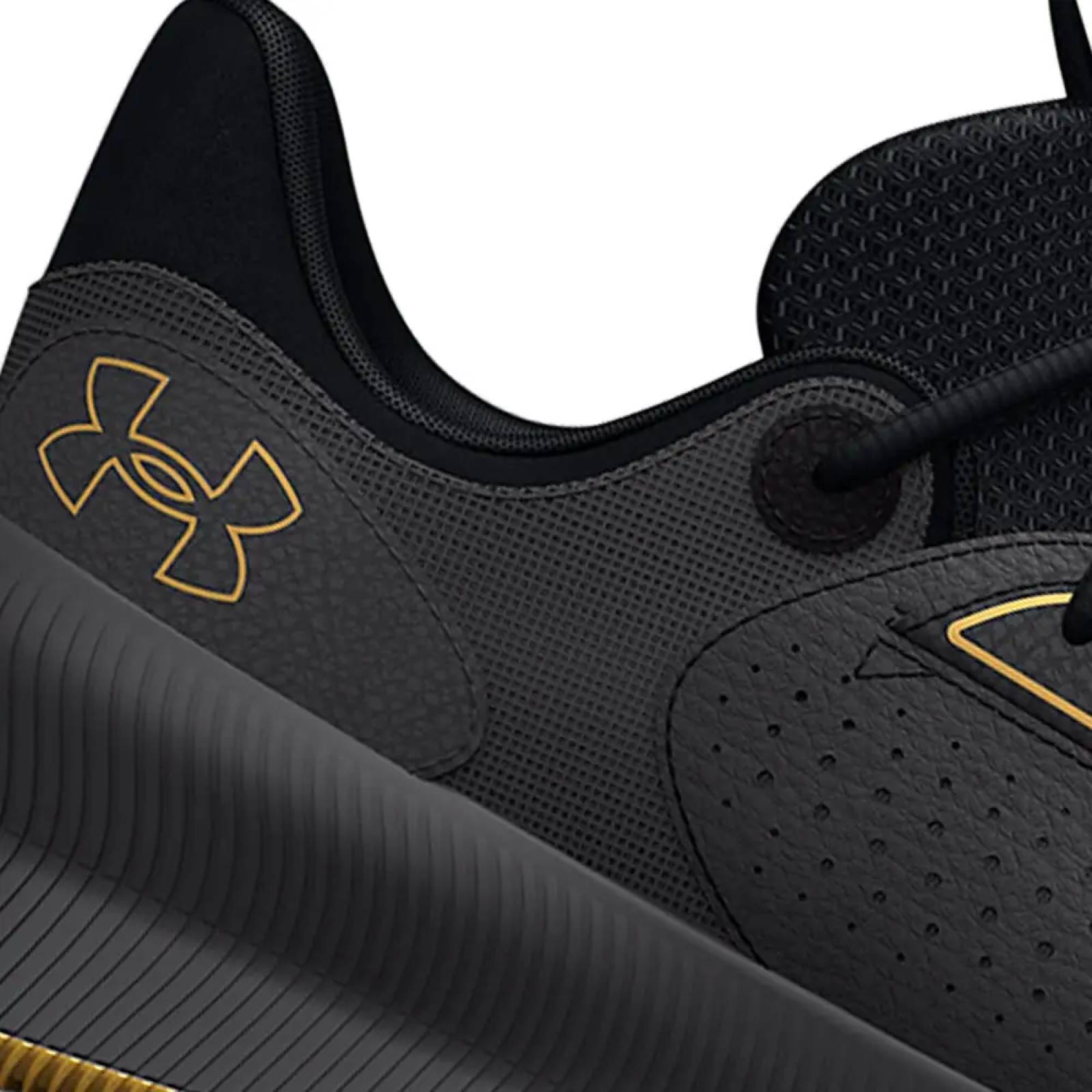 Tenis para basketball caballero negro Under Armour Mexico modelo 5619