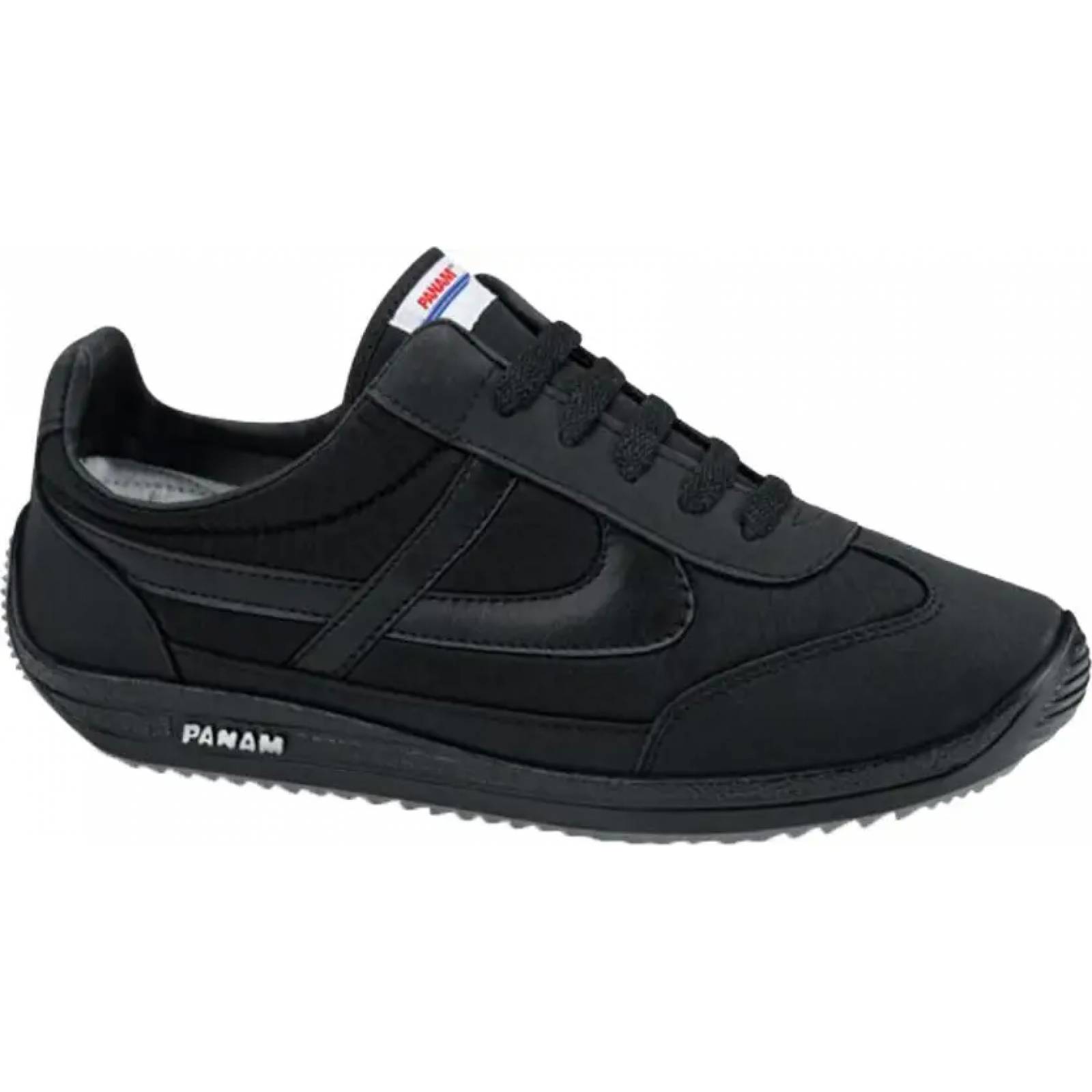 Choclo tenis casual urbano caballero negro Panam modelo 084