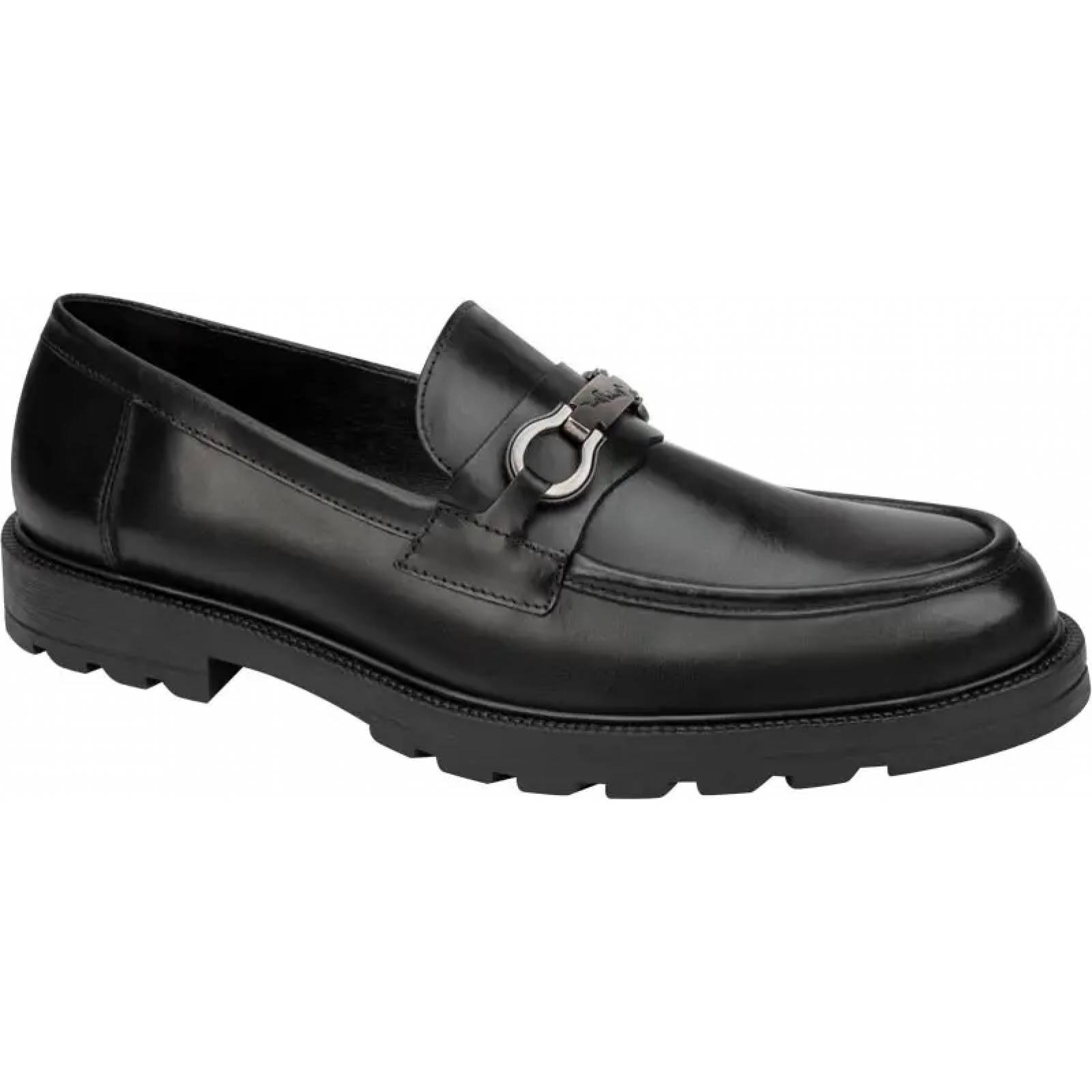 Mocasines caballero negro piel Michel Domit modelo AV01