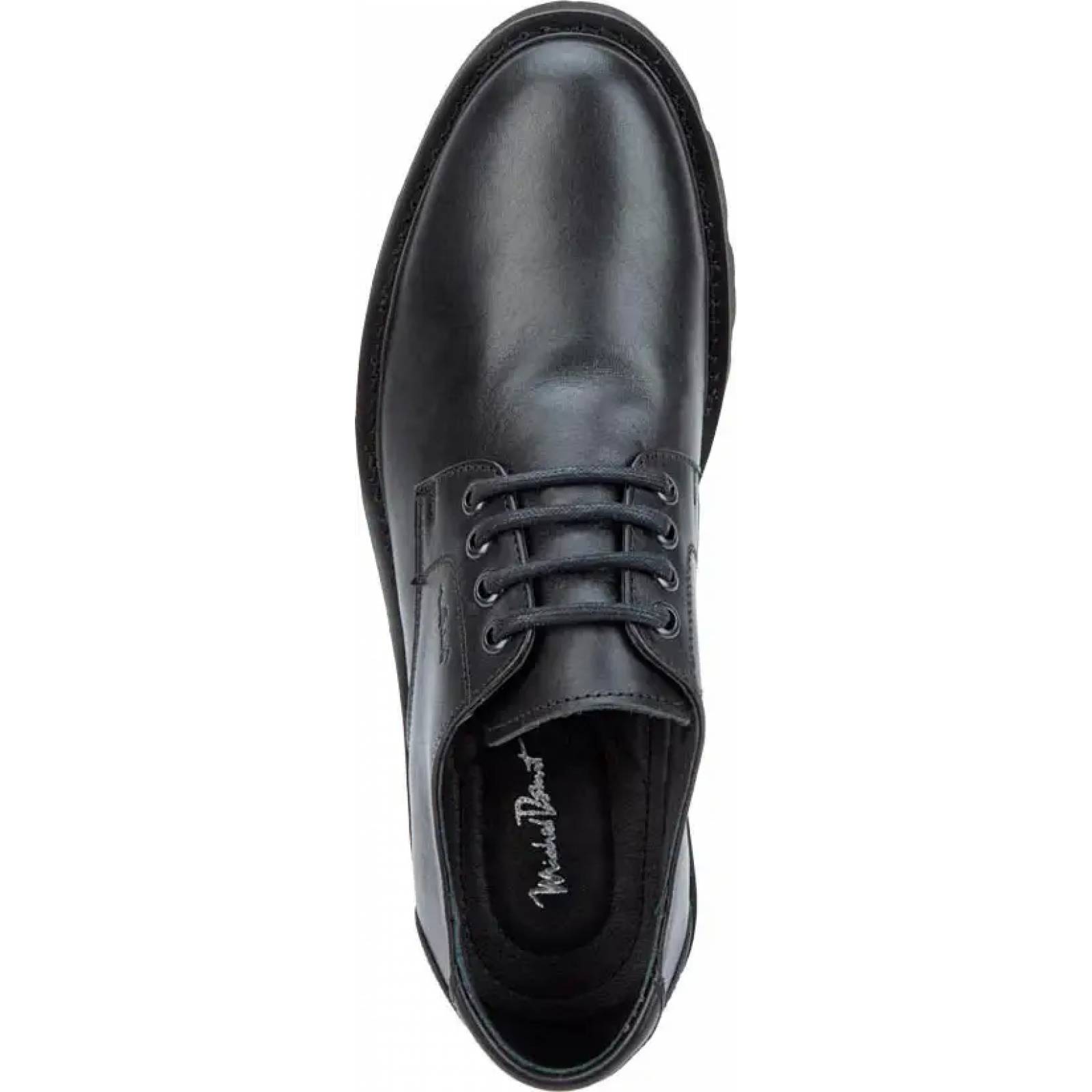 Choclo casual caballero negro piel Michel Domit modelo ZV01