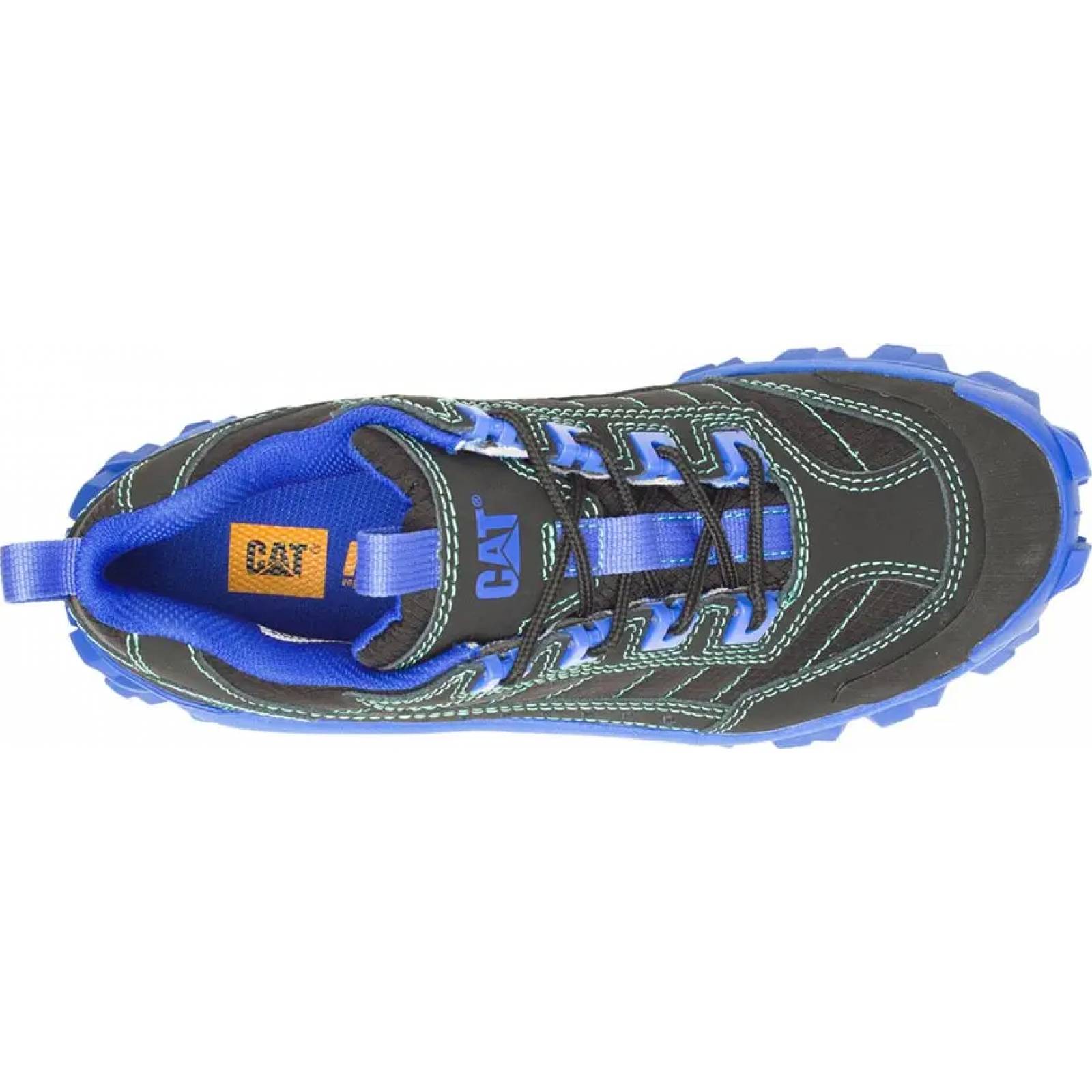 Tenis Zapato Choclo Caterpillar Choclo Tenis Casual Urbano Caballero Azul Caterpillar Modelo 204M