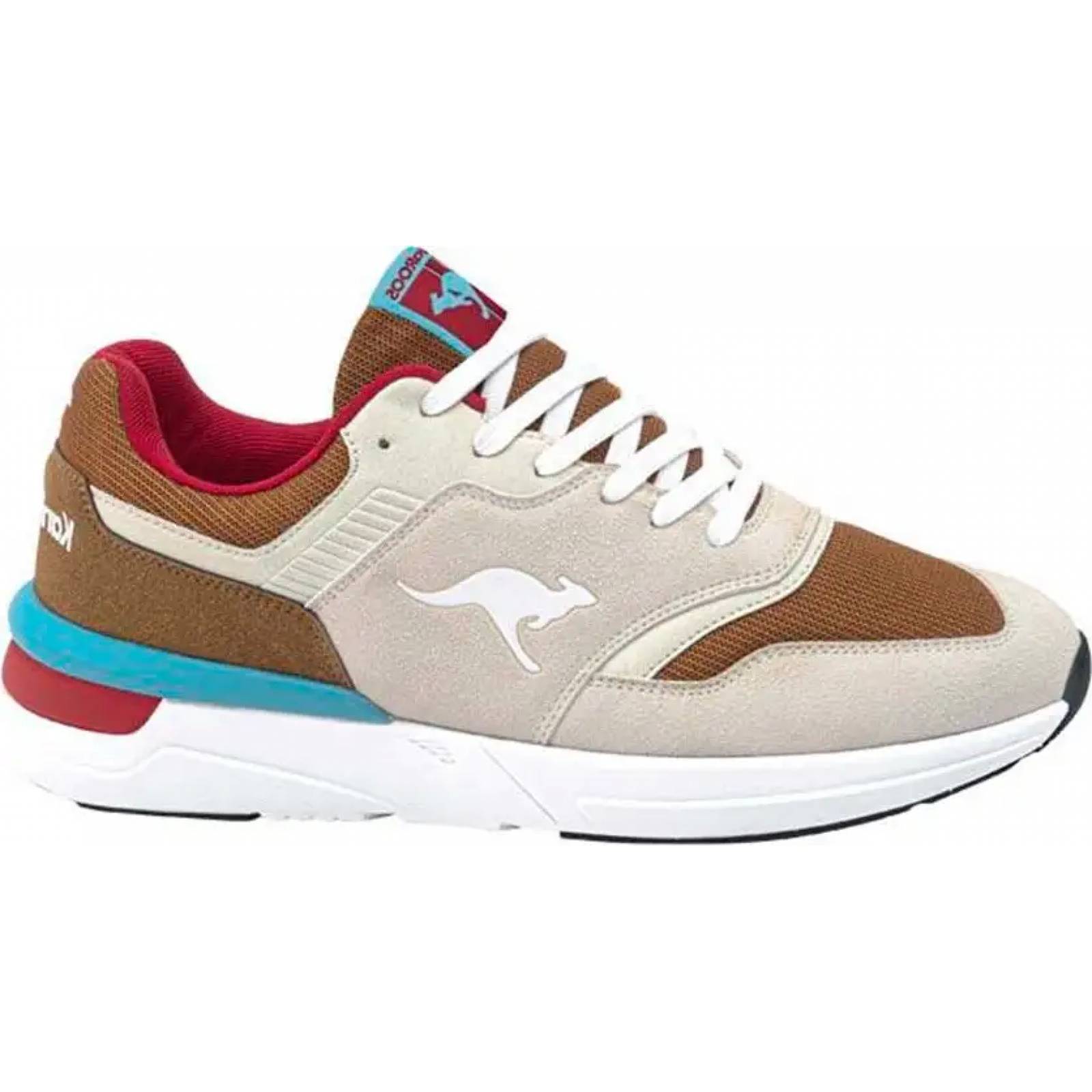 Choclo tenis casual urbano caballero beige Kangaroos modelo 1487