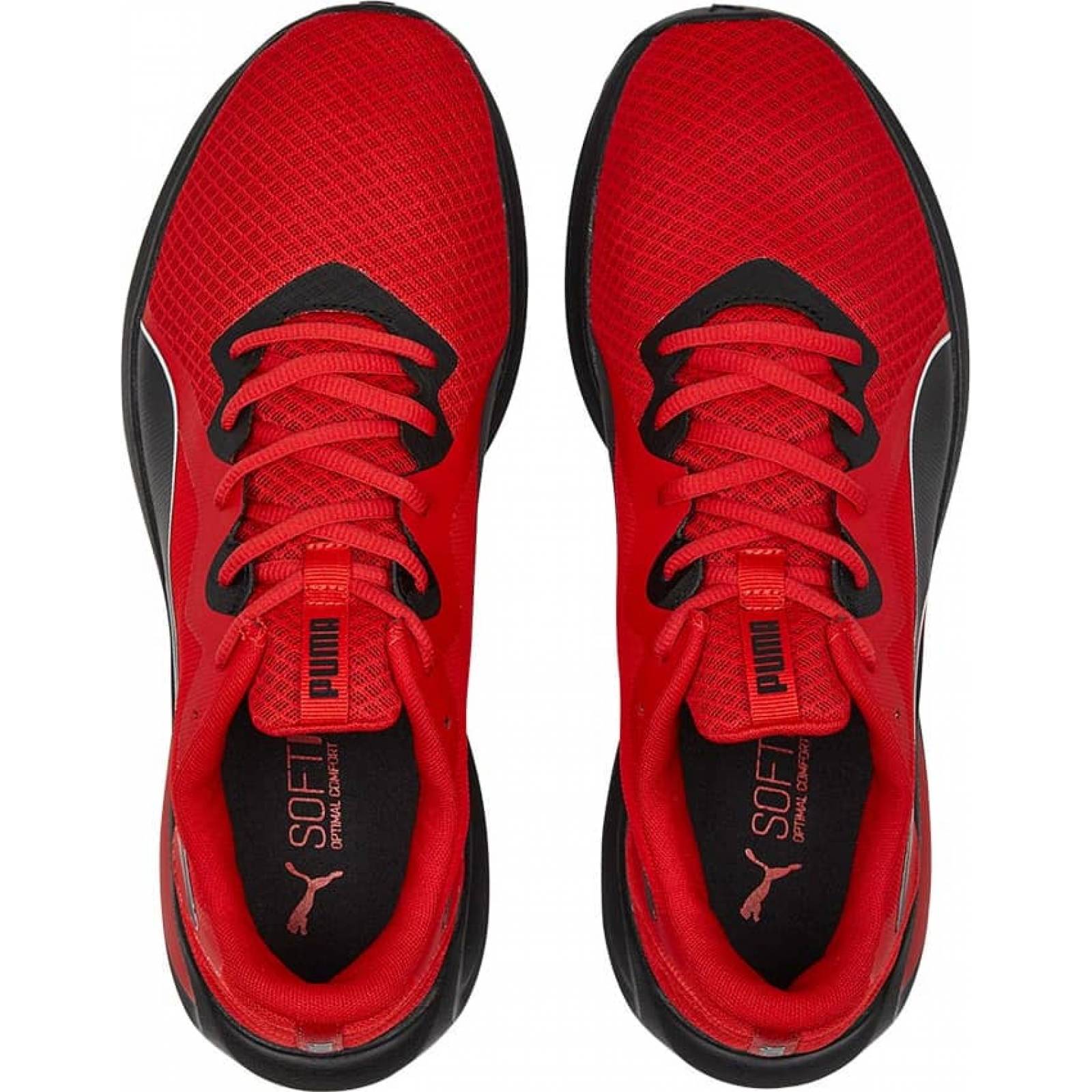 Correr tenis deportivo caballero rojo Puma modelo 8104