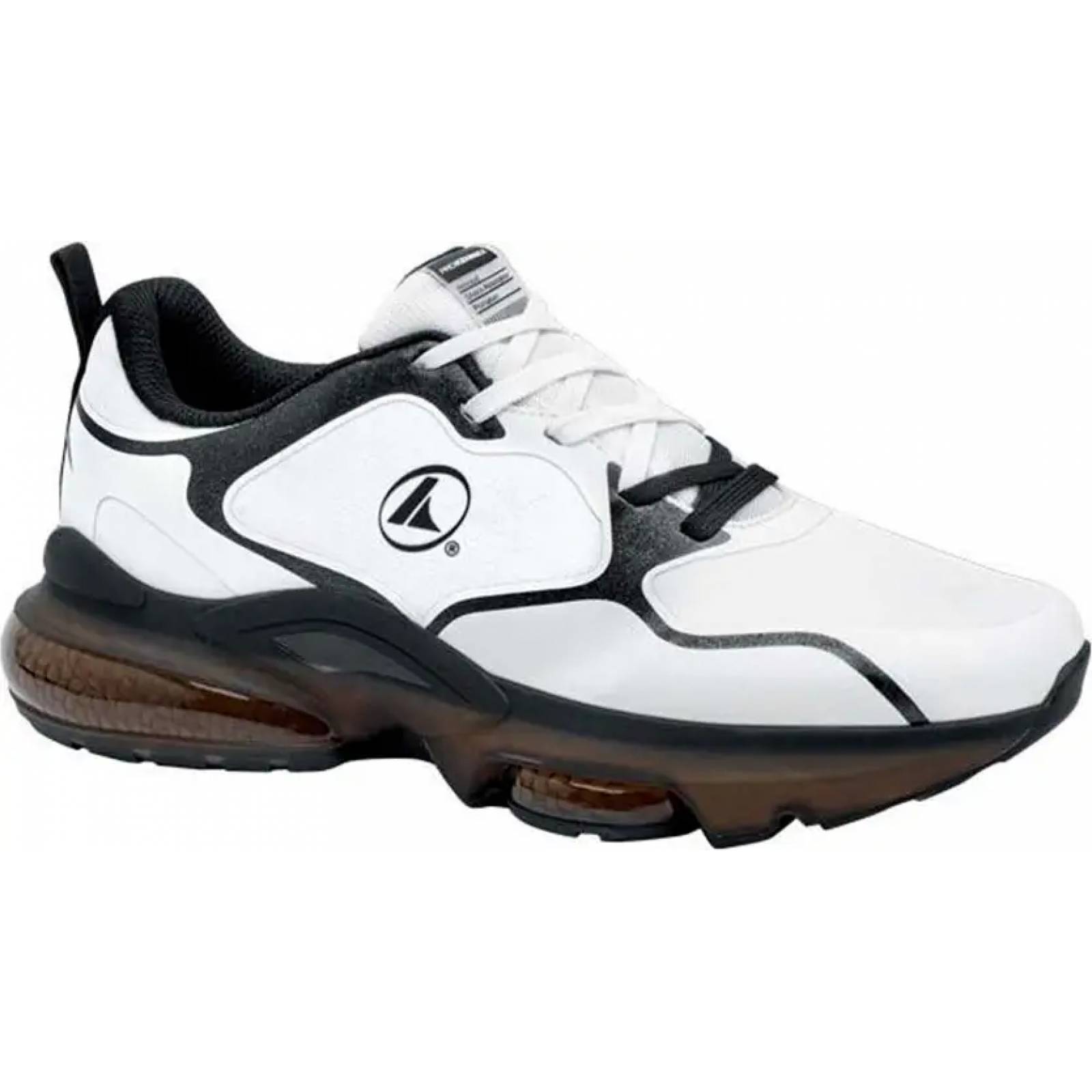 Caminar tenis deportivo caballero blanco/negro Prokennex modelo 9278