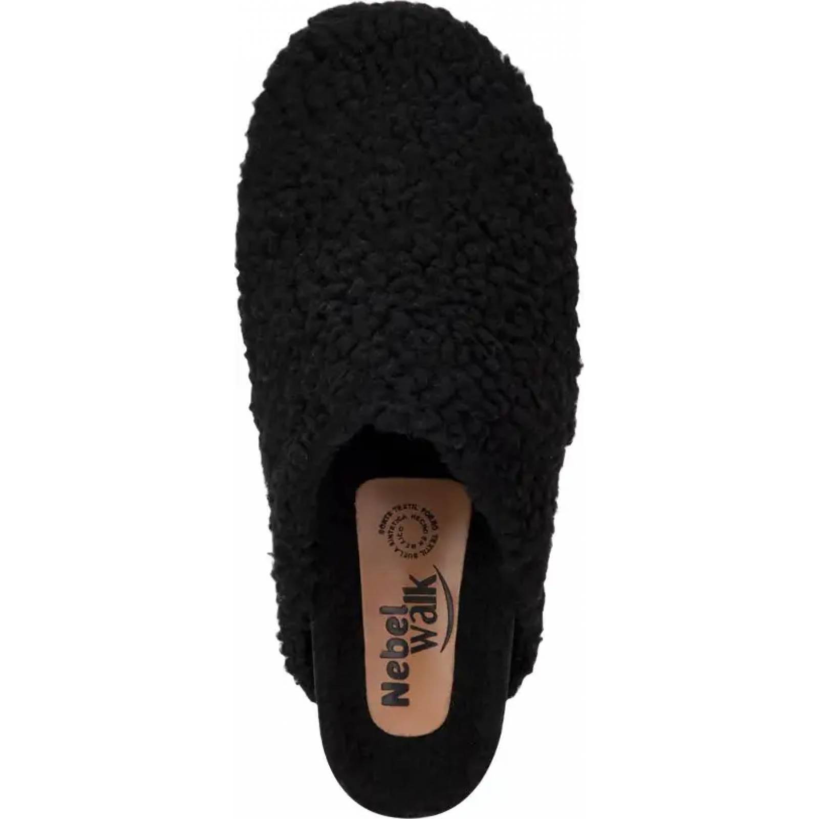 Suecos glitter negro
