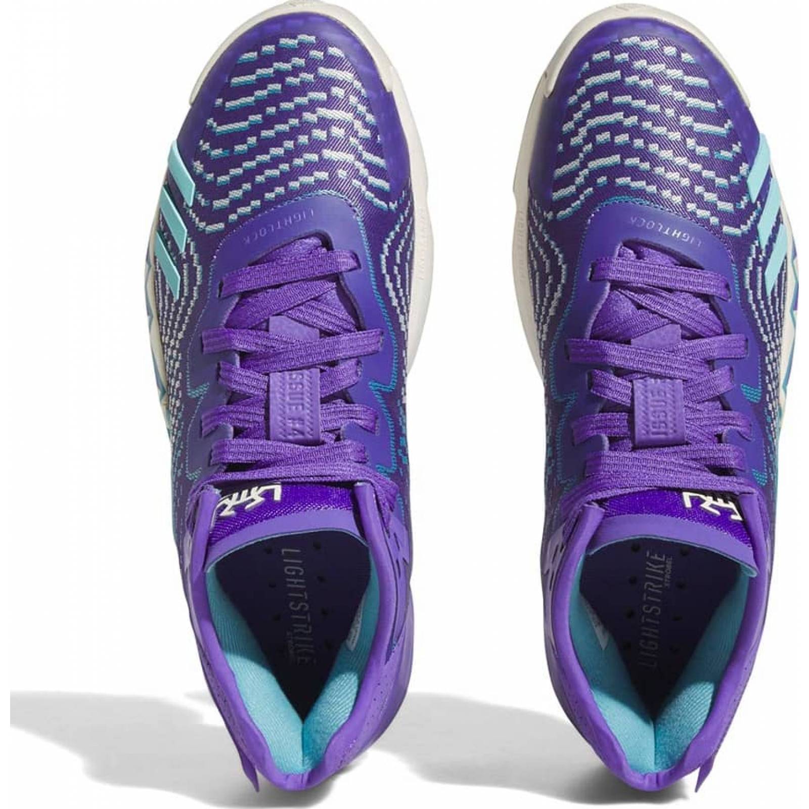 Tenis para basketball caballero morado Adidas modelo 0710