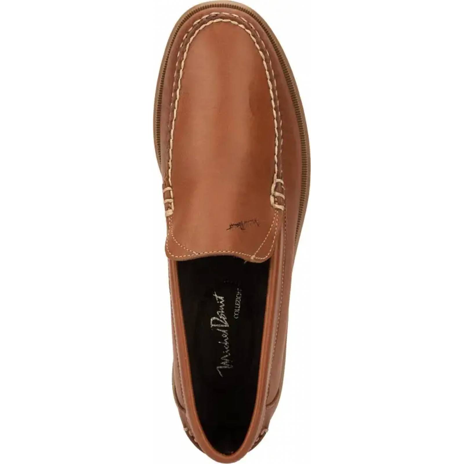 Mocasines caballero miel piel Michel Domit modelo 9V13