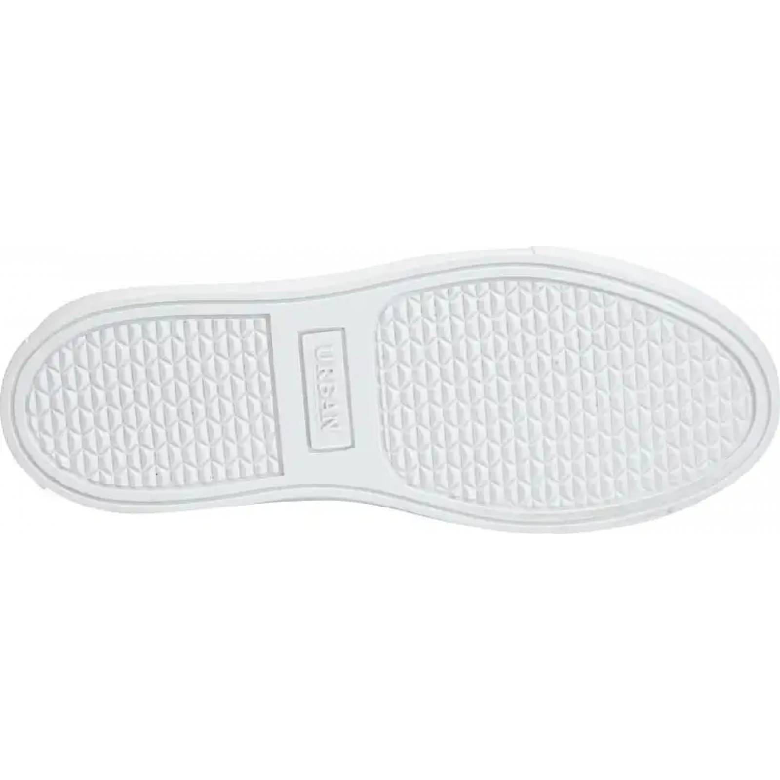 Choclo tenis casual urbano caballero blanco Urban Shoes modelo EVO
