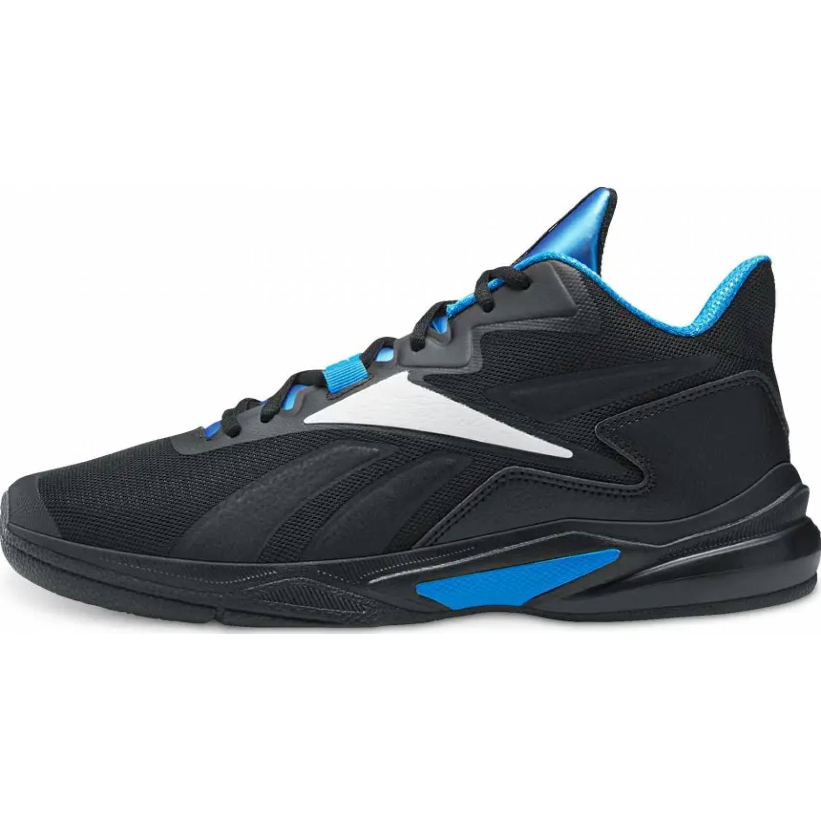 Tenis para basketball caballero negro Reebok modelo 0535