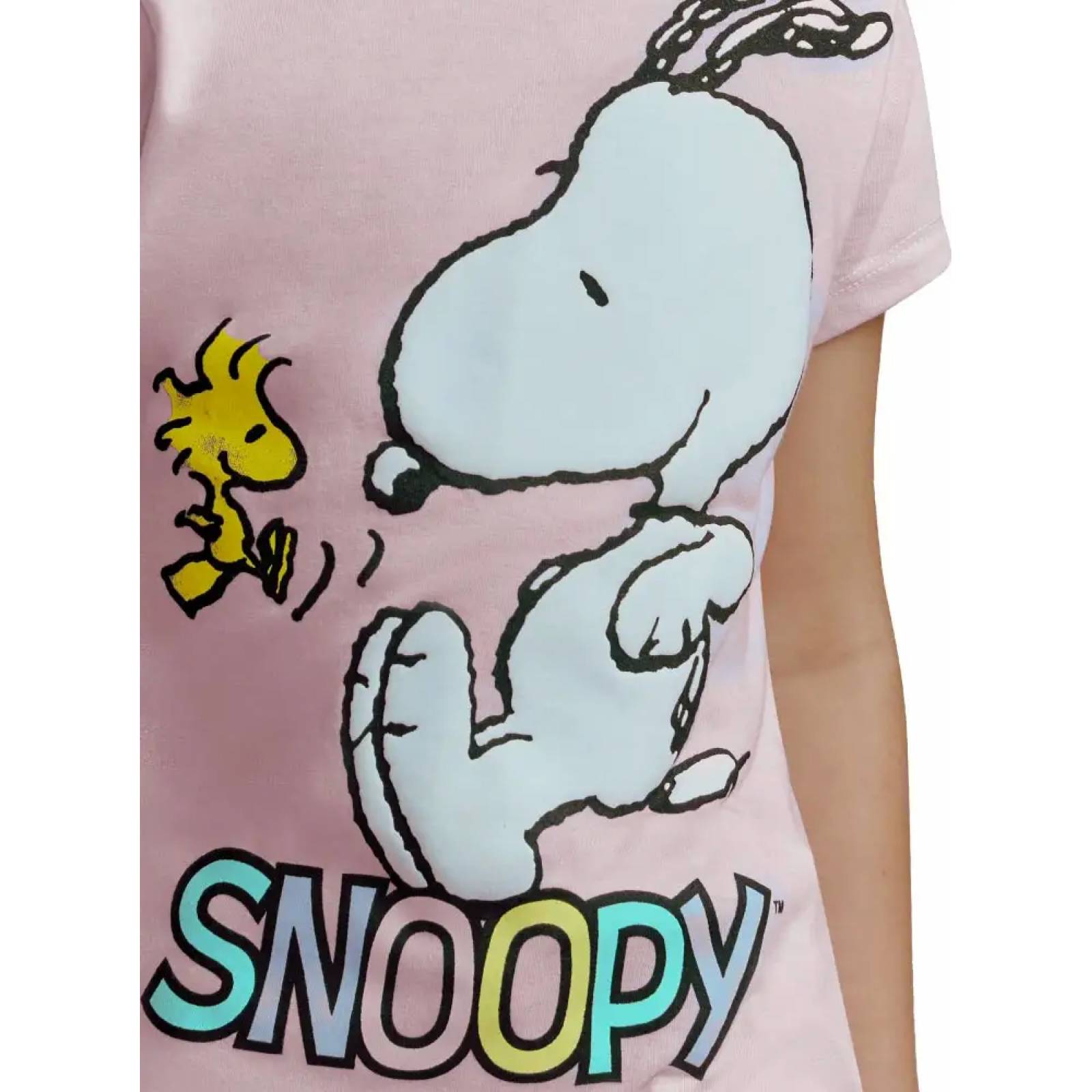 Playera casual niña palo de rosa Peanuts modelo 2306