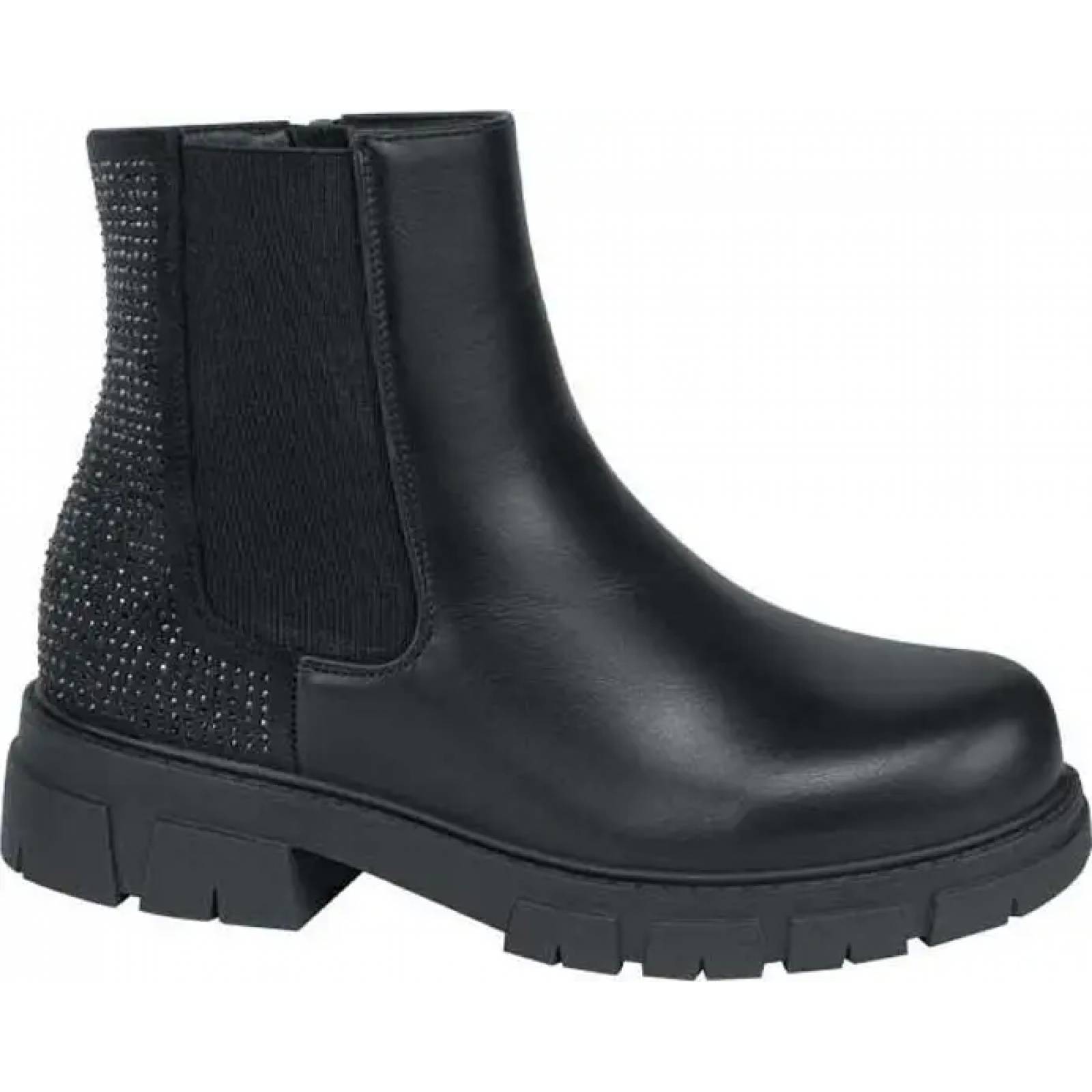Bota moto niña negro Vivis Shoes Kids modelo 2039