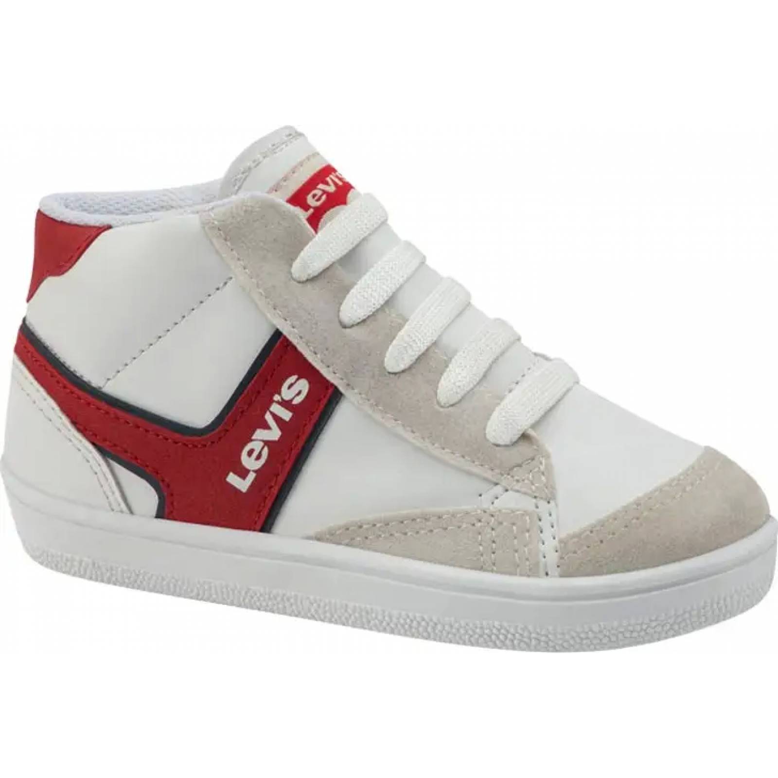Bota tenis casual urbano niño blanco Levi's modelo 0838