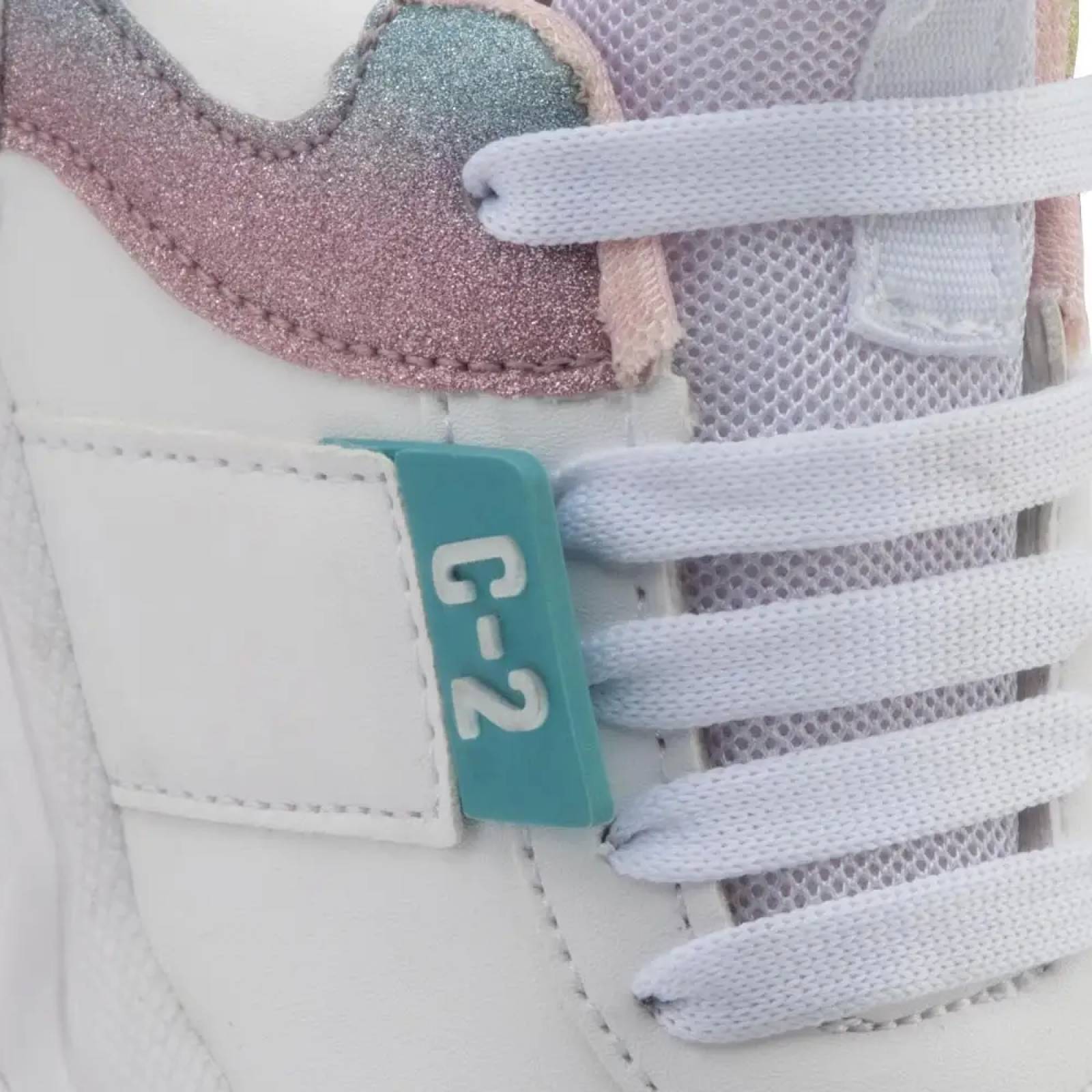 Kit 2 pares choclo tenis casual urbano niña multicolor Urban Shoes modelo 2210