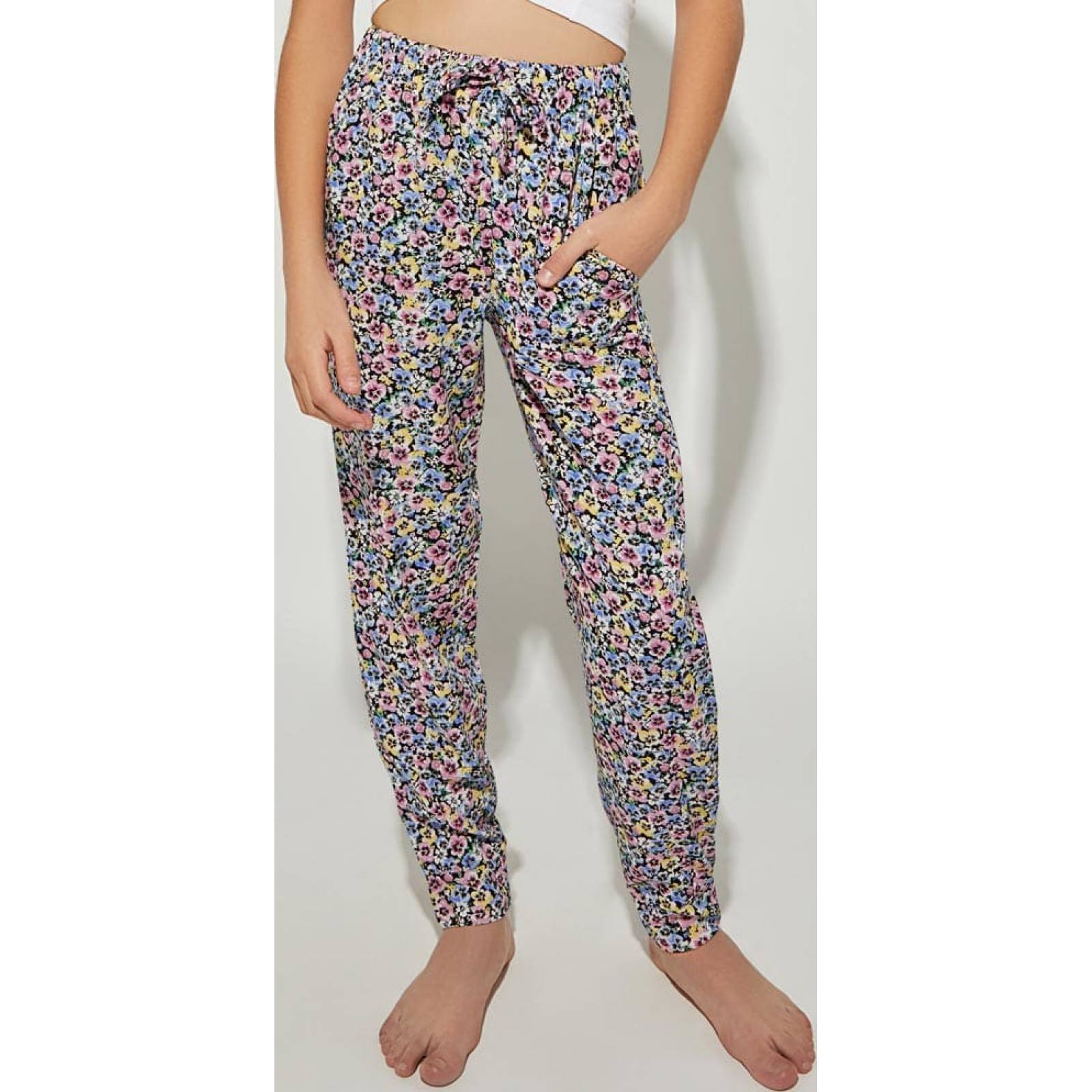 Pantalon casual niña rosa Holly Land Kids modelo 900N