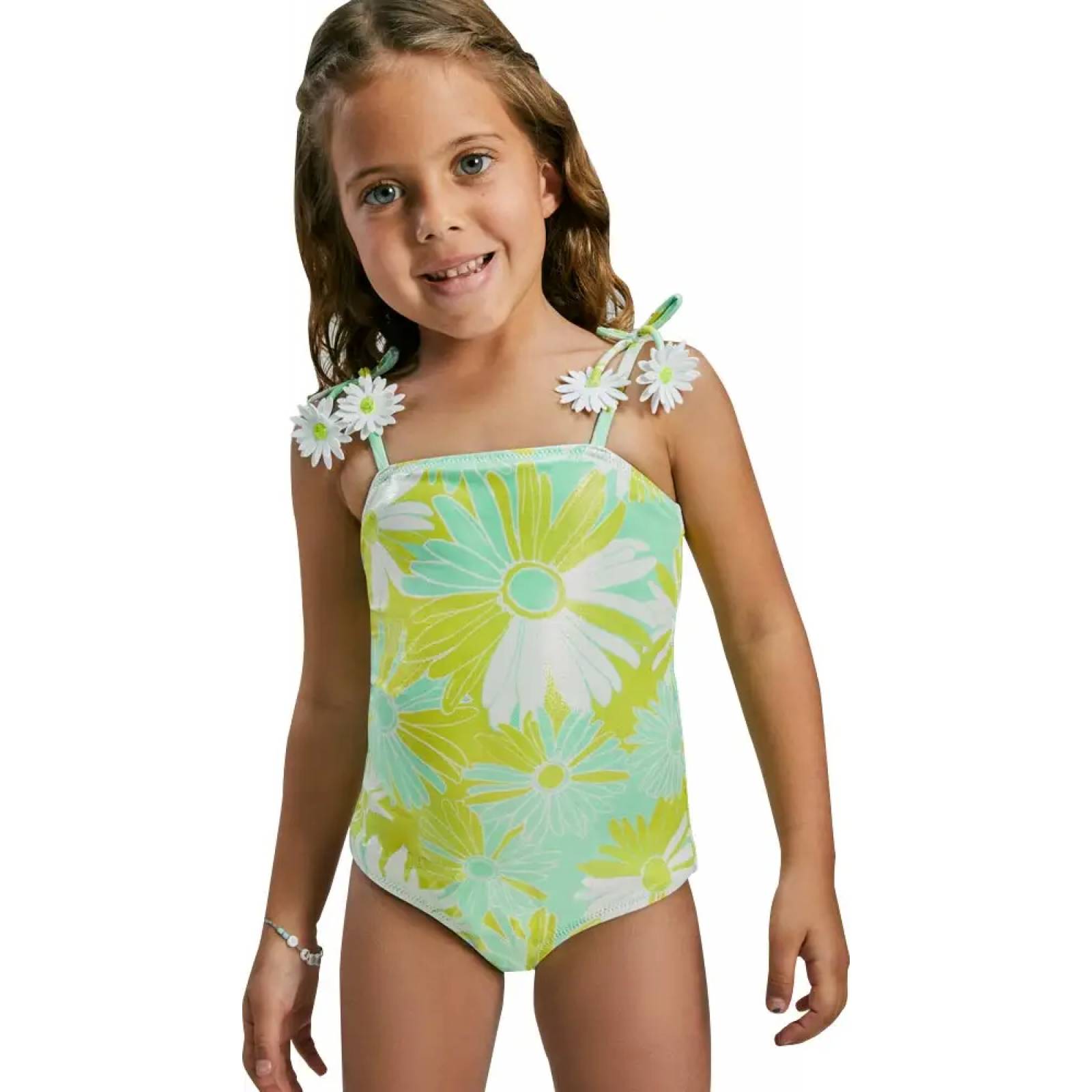 Traje de baño de playa niña amarillo Holly Land Kids modelo D008