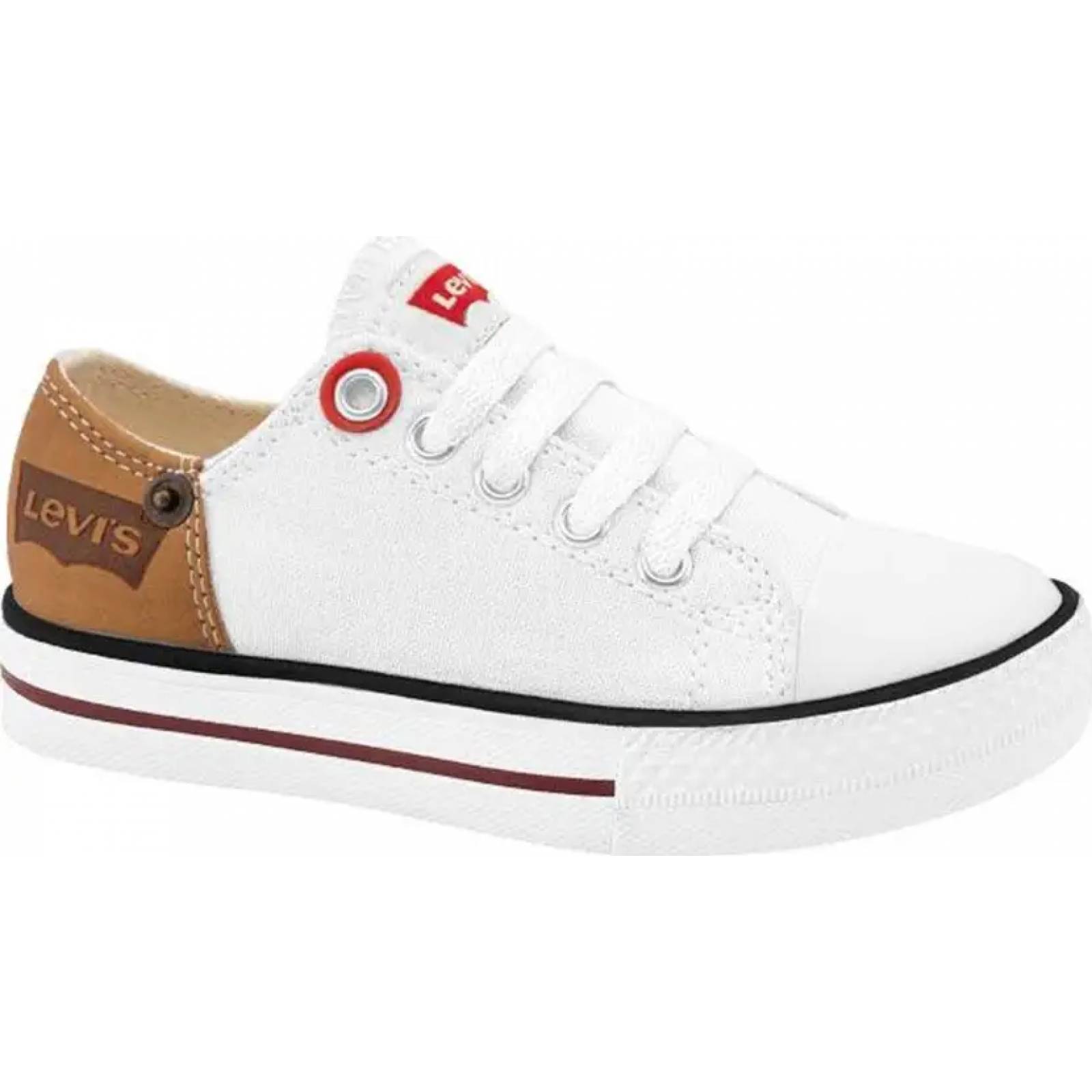 Choclo tenis casual urbano niño blanco Levi's modelo 0138