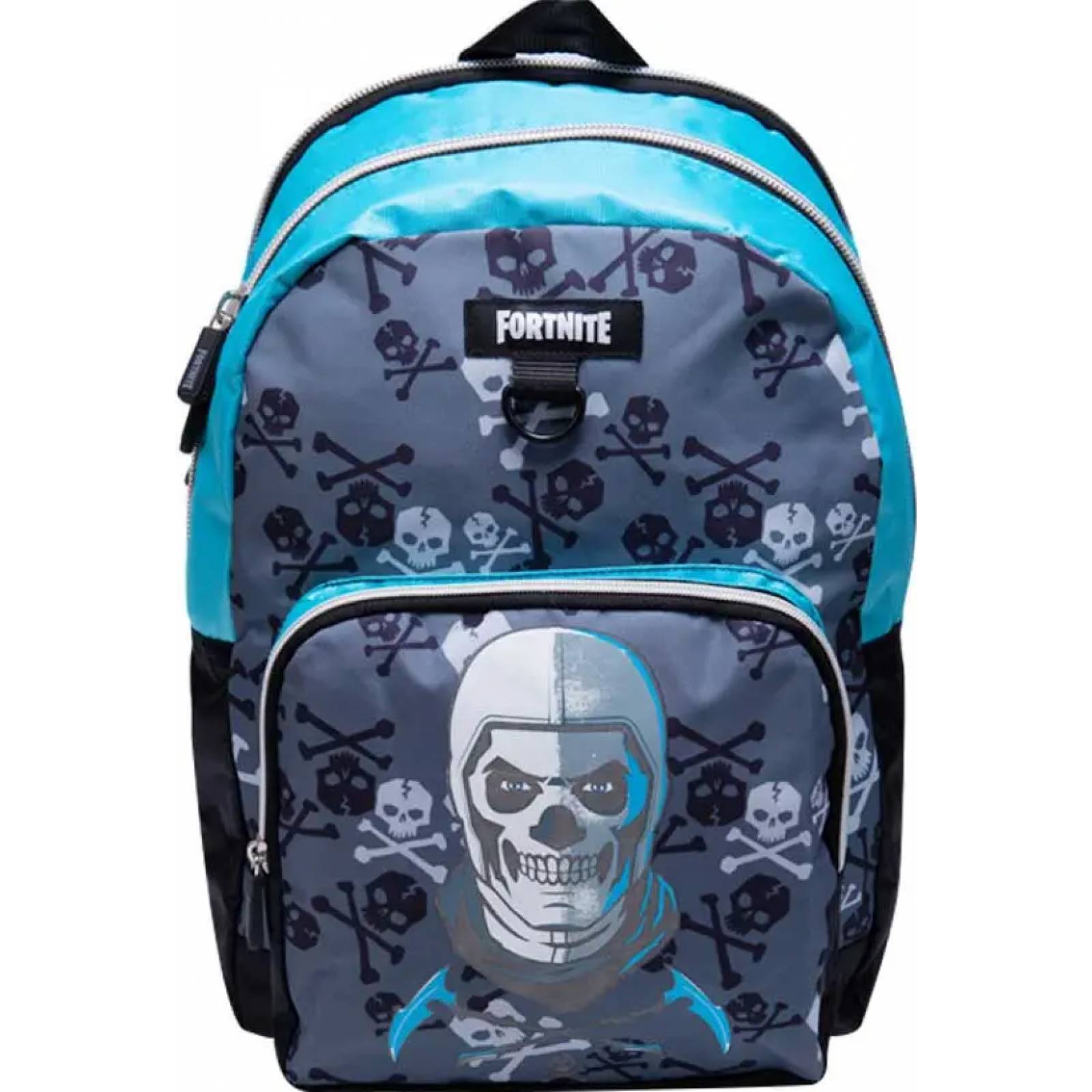 Backpack mochila/morral/maleta niño gris Fortnite modelo 0691