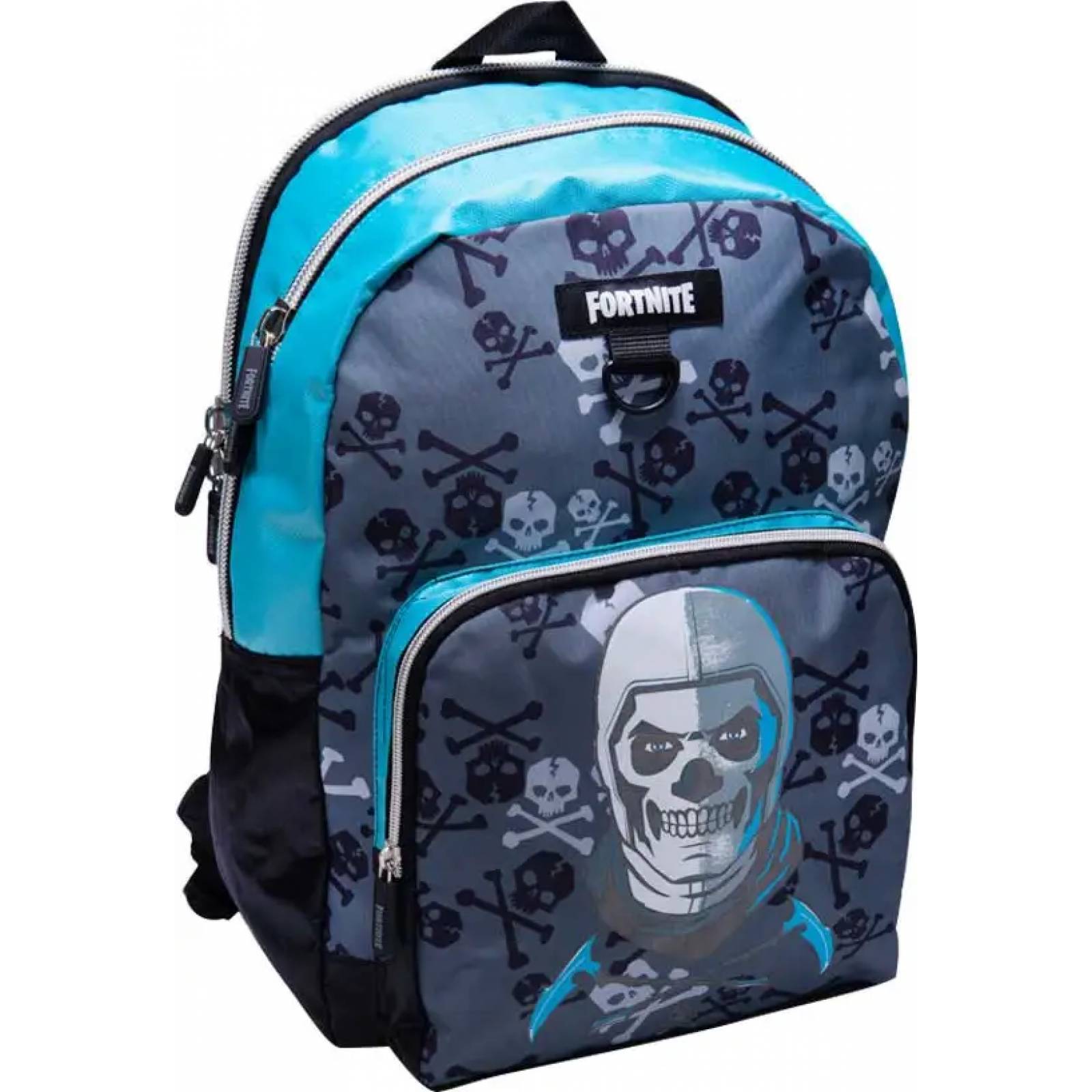 Backpack mochila/morral/maleta niño gris Fortnite modelo 0691