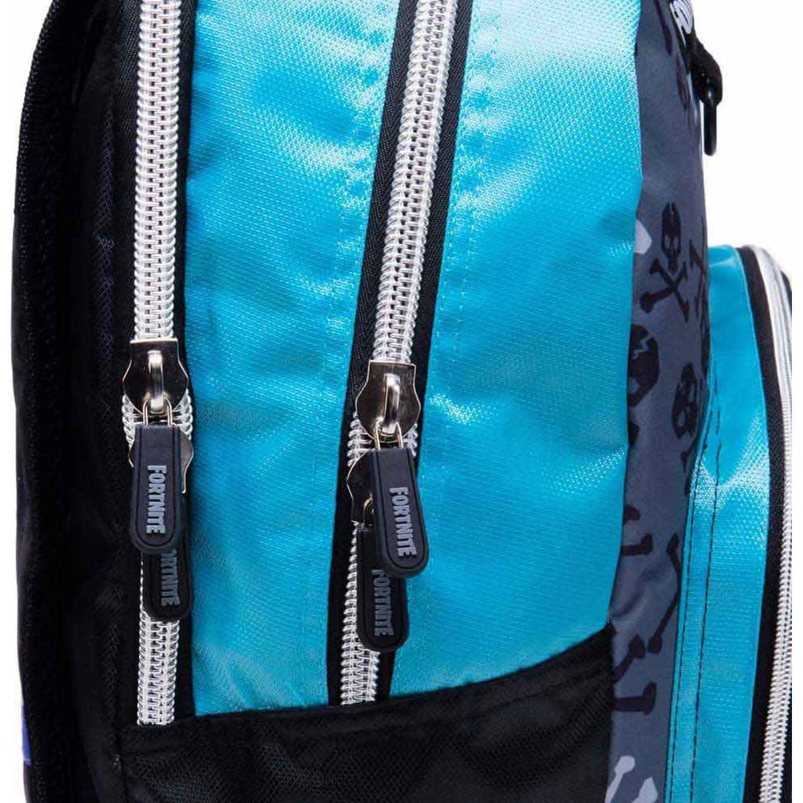 Backpack mochila/morral/maleta niño gris Fortnite modelo 0691