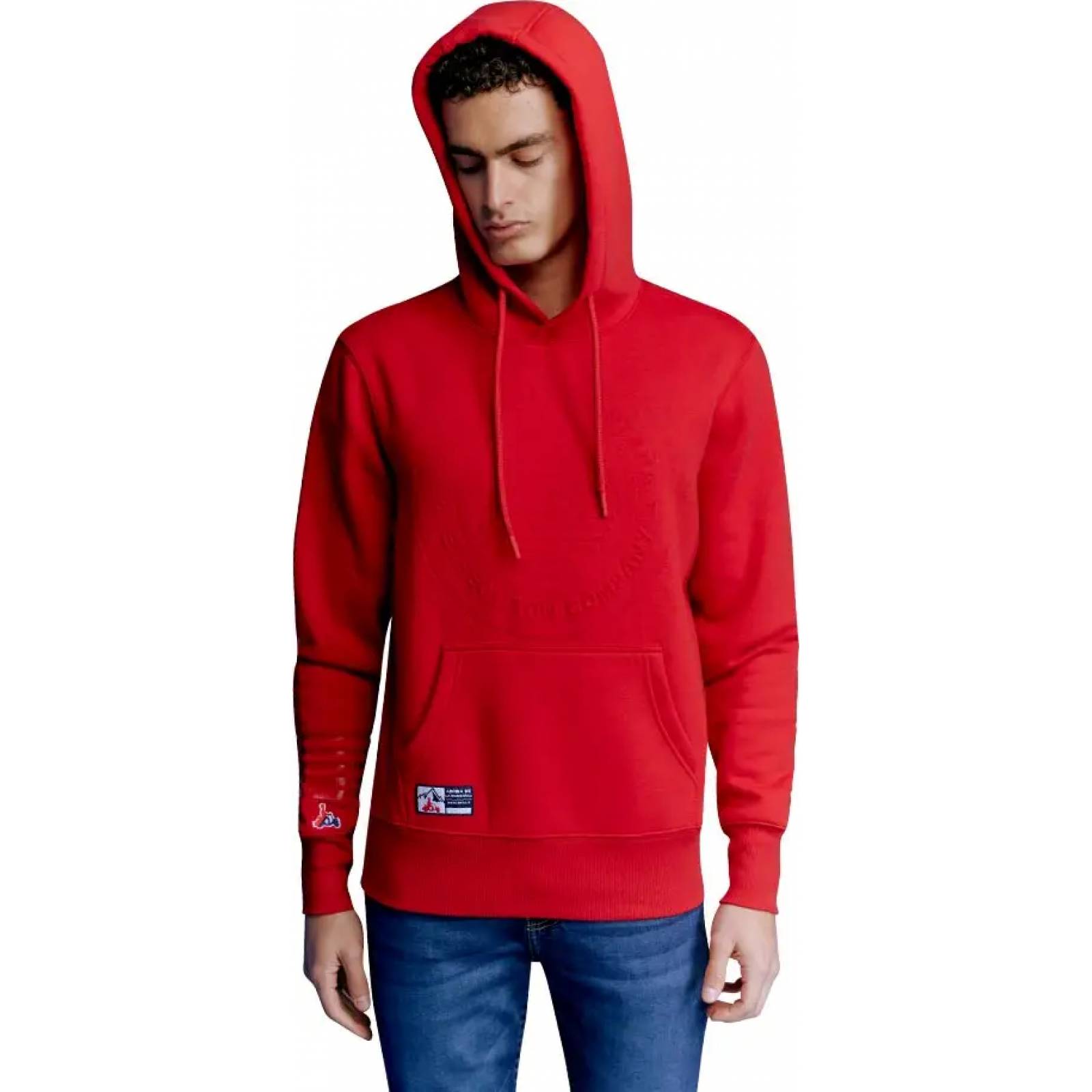 Sudadera casual caballero rojo Arriba De La Montaña modelo 5936