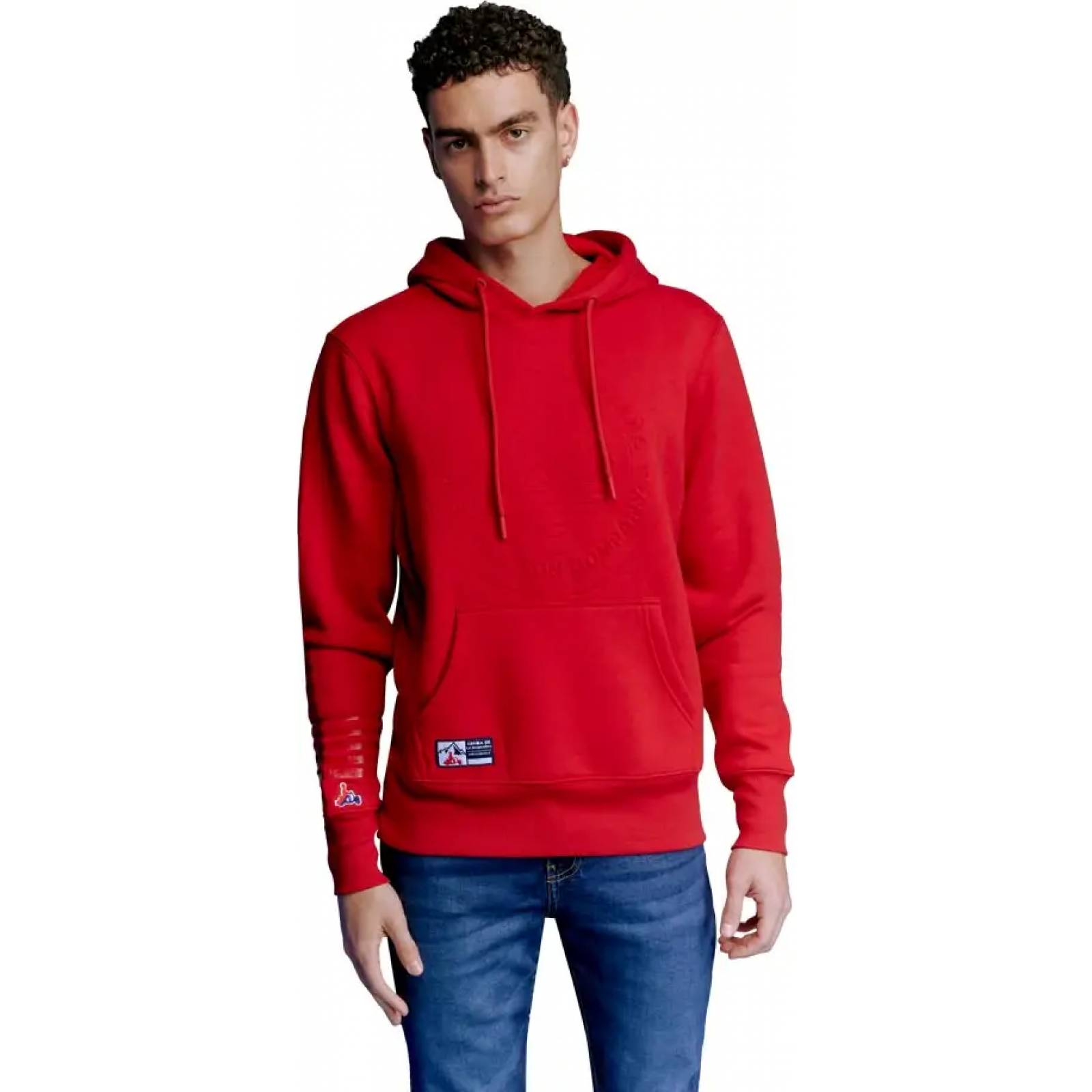 Sudadera casual caballero rojo Arriba De La Montaña modelo 5936