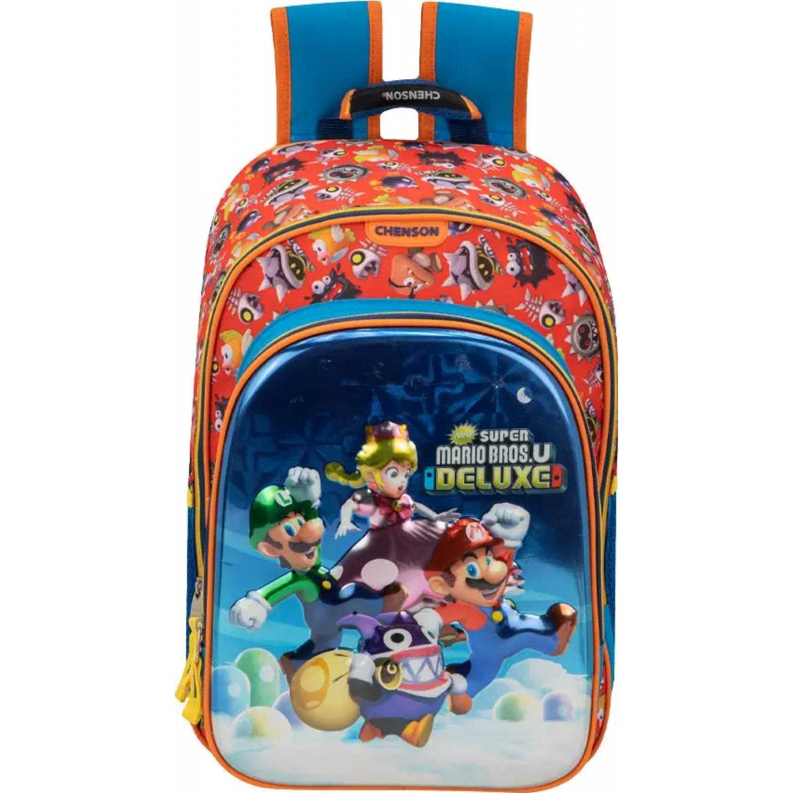 Backpack mochila/morral/maleta niño rojo Super Mario Bros modelo 613R