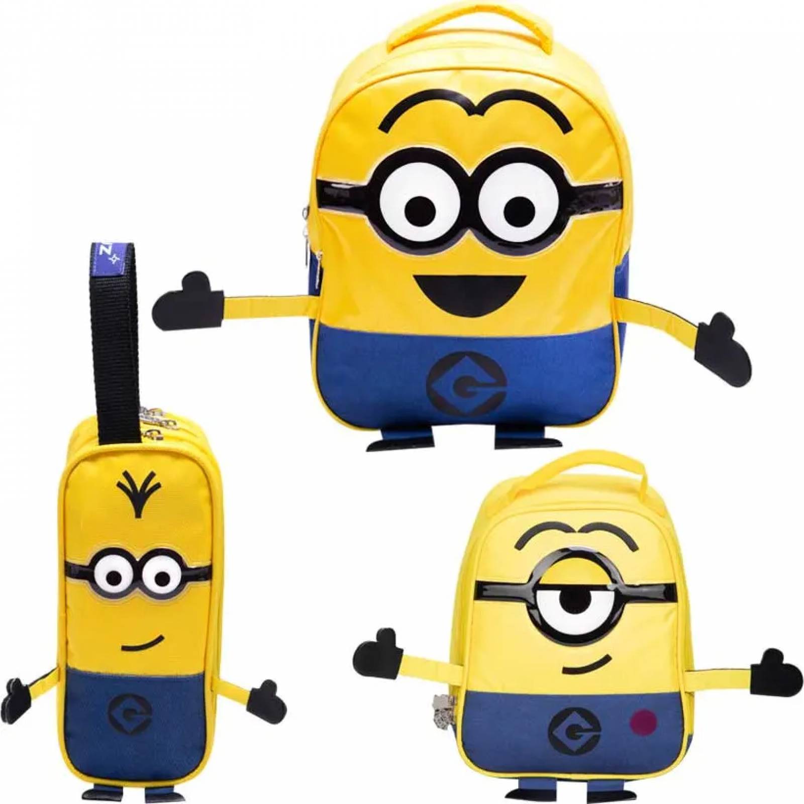 Backpack mochila/morral/maleta niño amarillo Minion modelo 9580