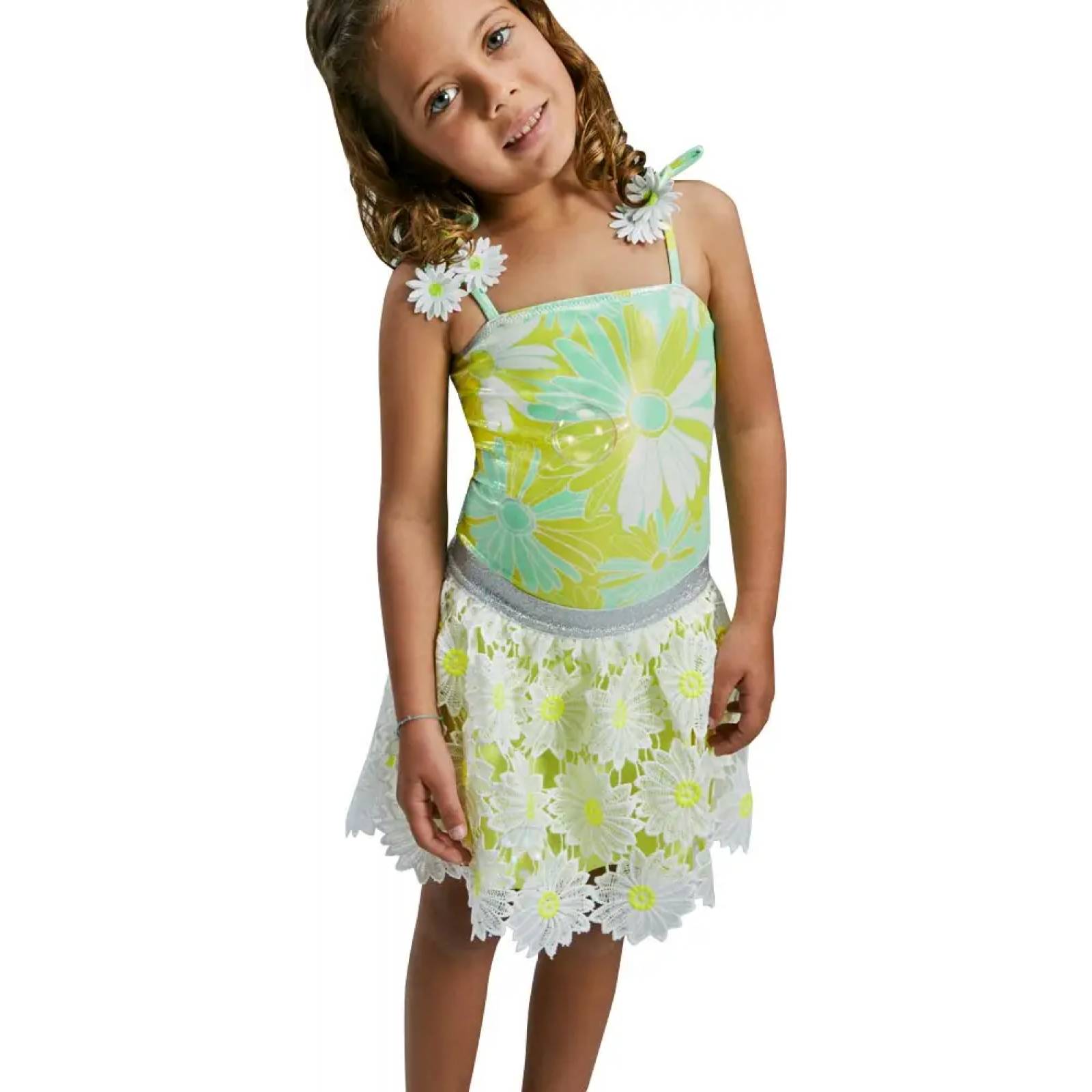 Salida de playa de playa niña blanco Holly Land Kids modelo D026