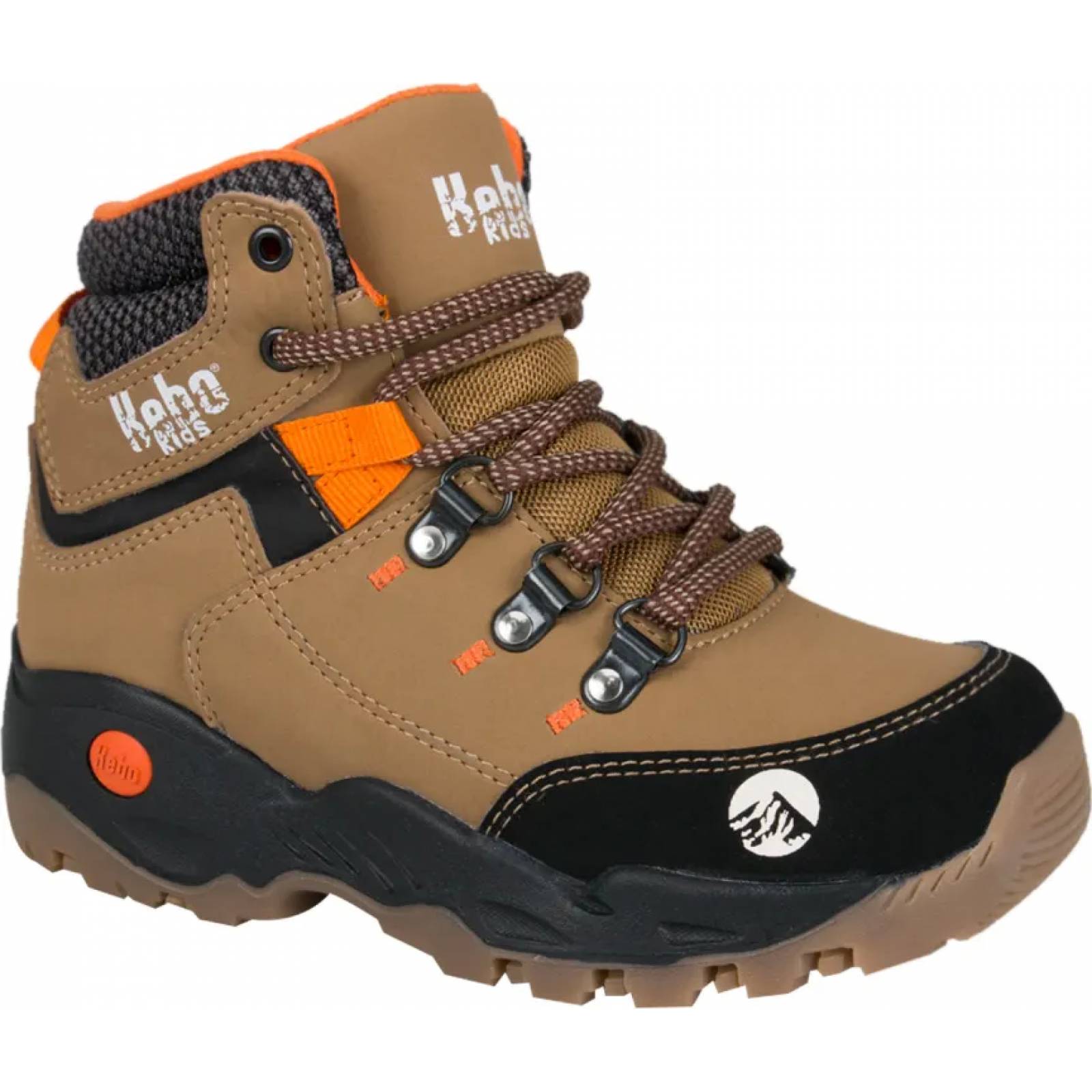 Bota hiker niño cafe Kebo Kids modelo 0304