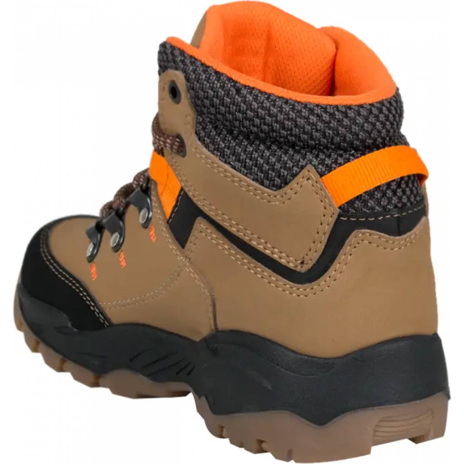 Bota hiker niño cafe Kebo Kids modelo 0304