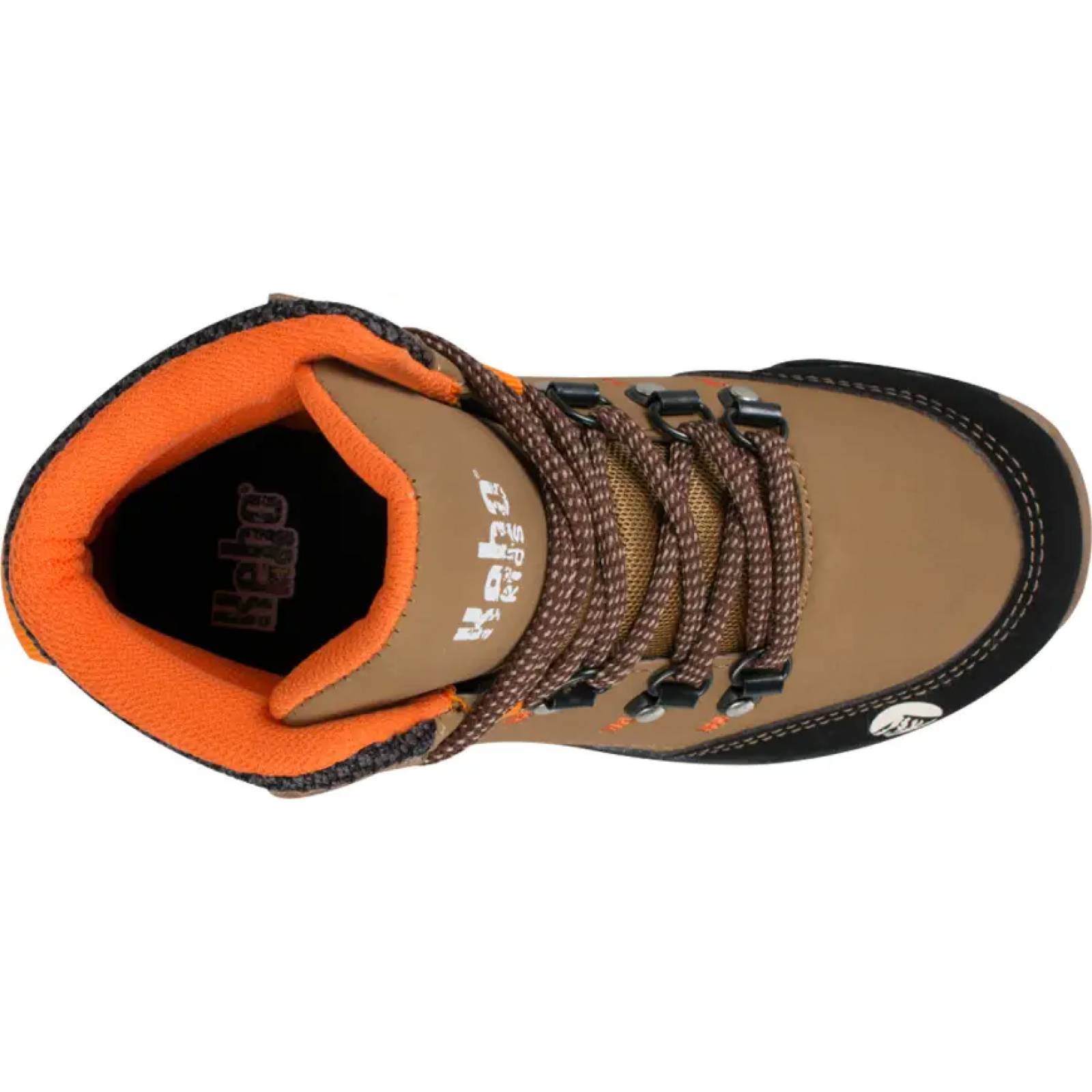 Bota hiker niño cafe Kebo Kids modelo 0304