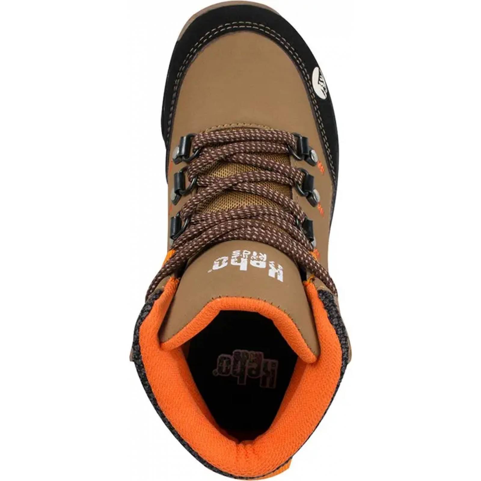 Bota hiker niño cafe Kebo Kids modelo 0304