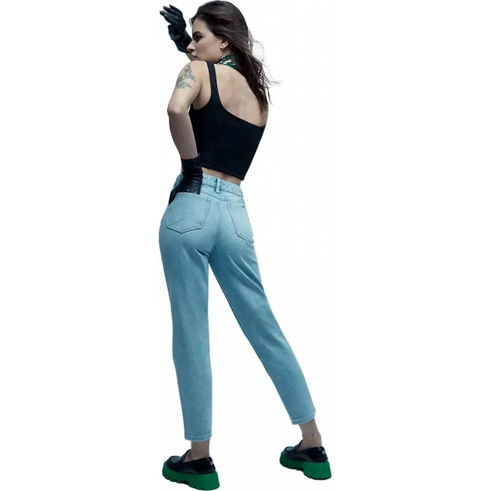 Jeans casual dama bleach Atmosphere Dnm modelo MOM9