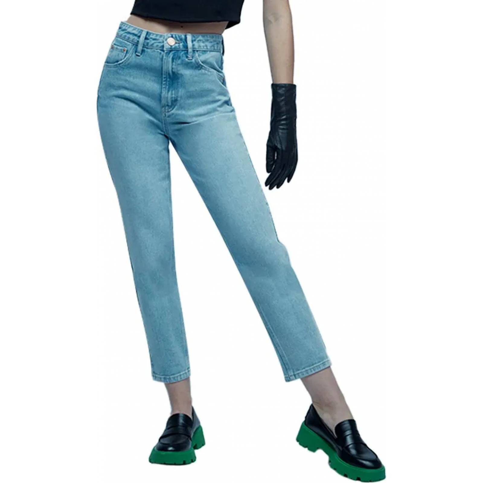 Jeans casual dama bleach Atmosphere Dnm modelo MOM9