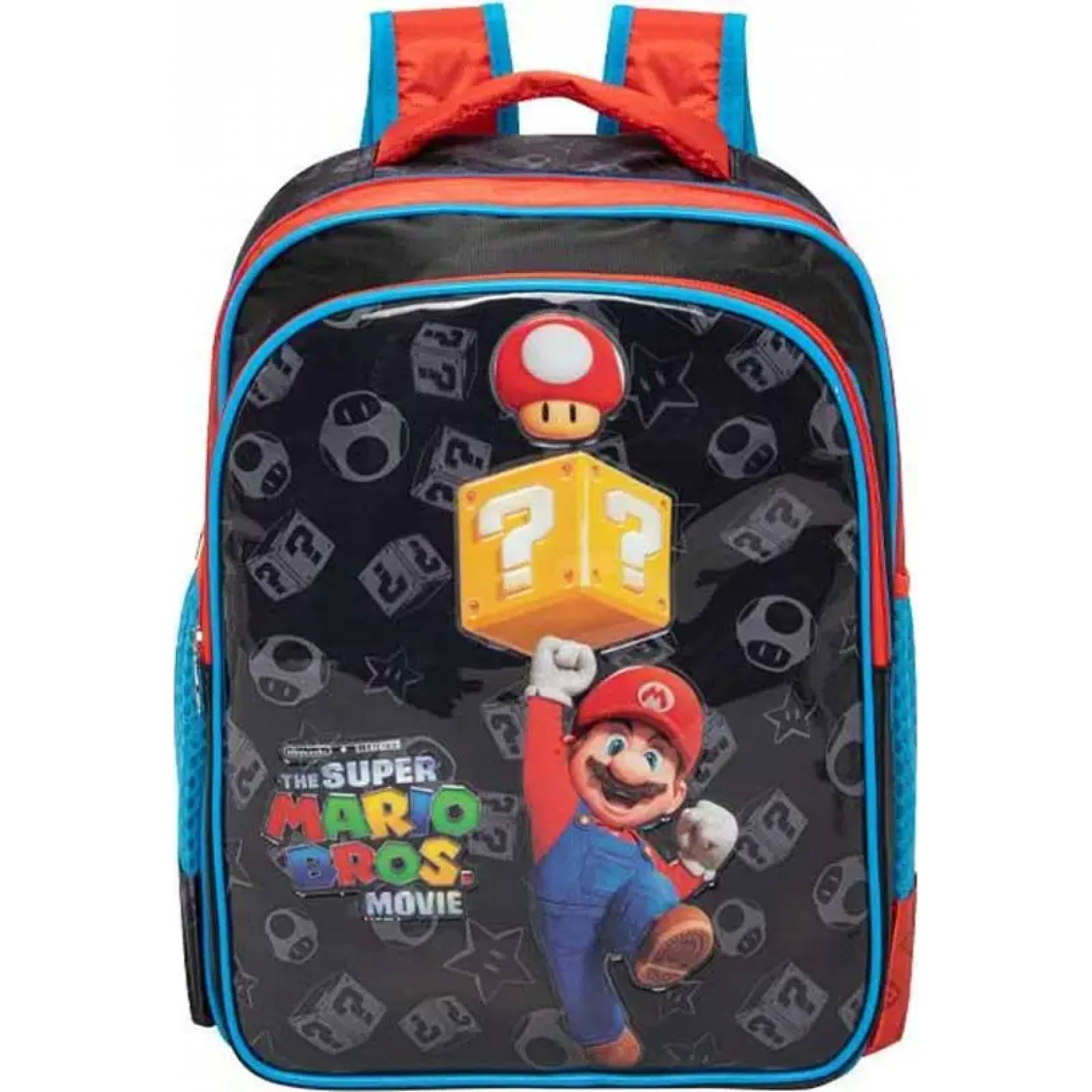 Backpack mochila/morral/maleta niño multicolor Super Mario Bros modelo 6895