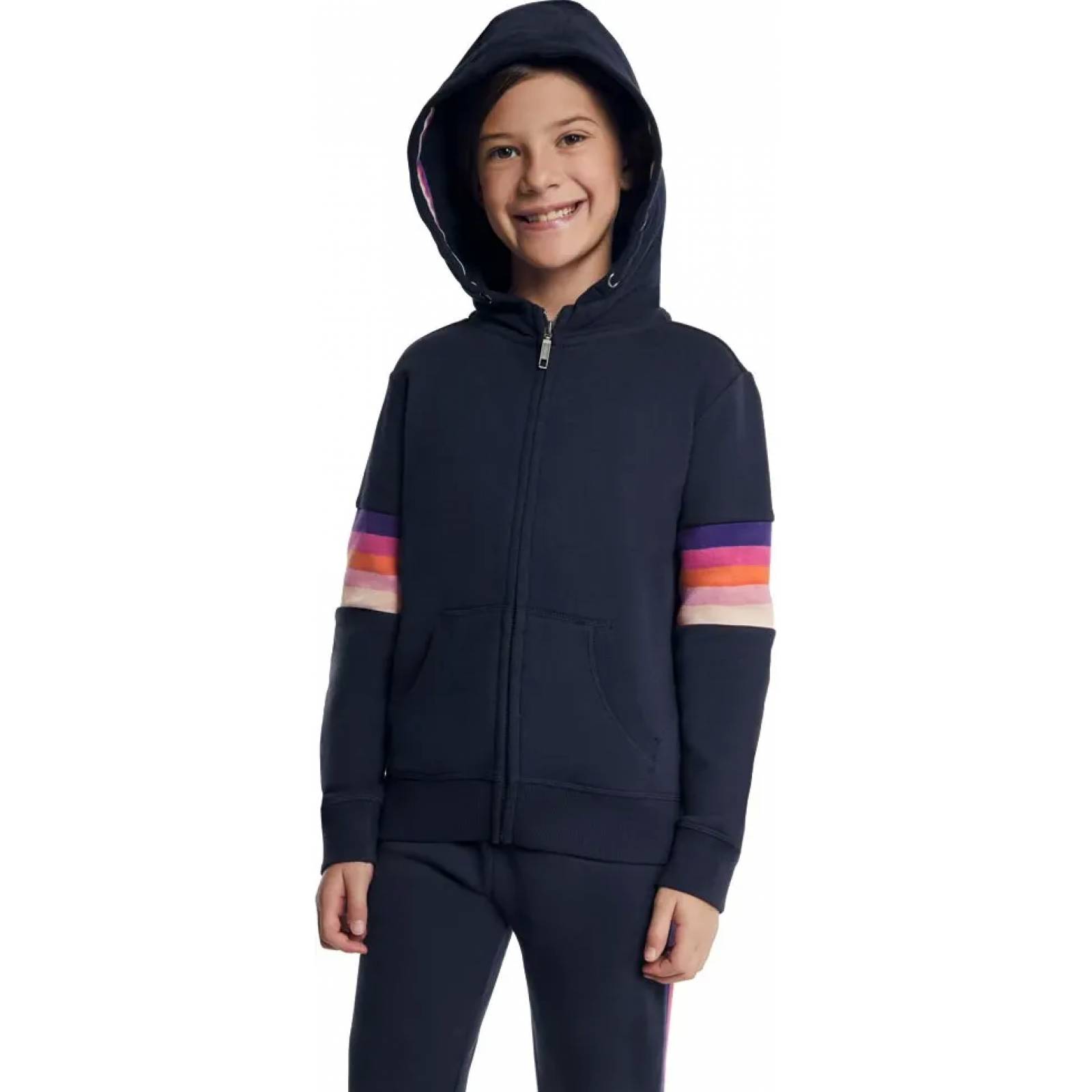 Sudadera casual niña azul marino Holly Land Kids modelo COMP