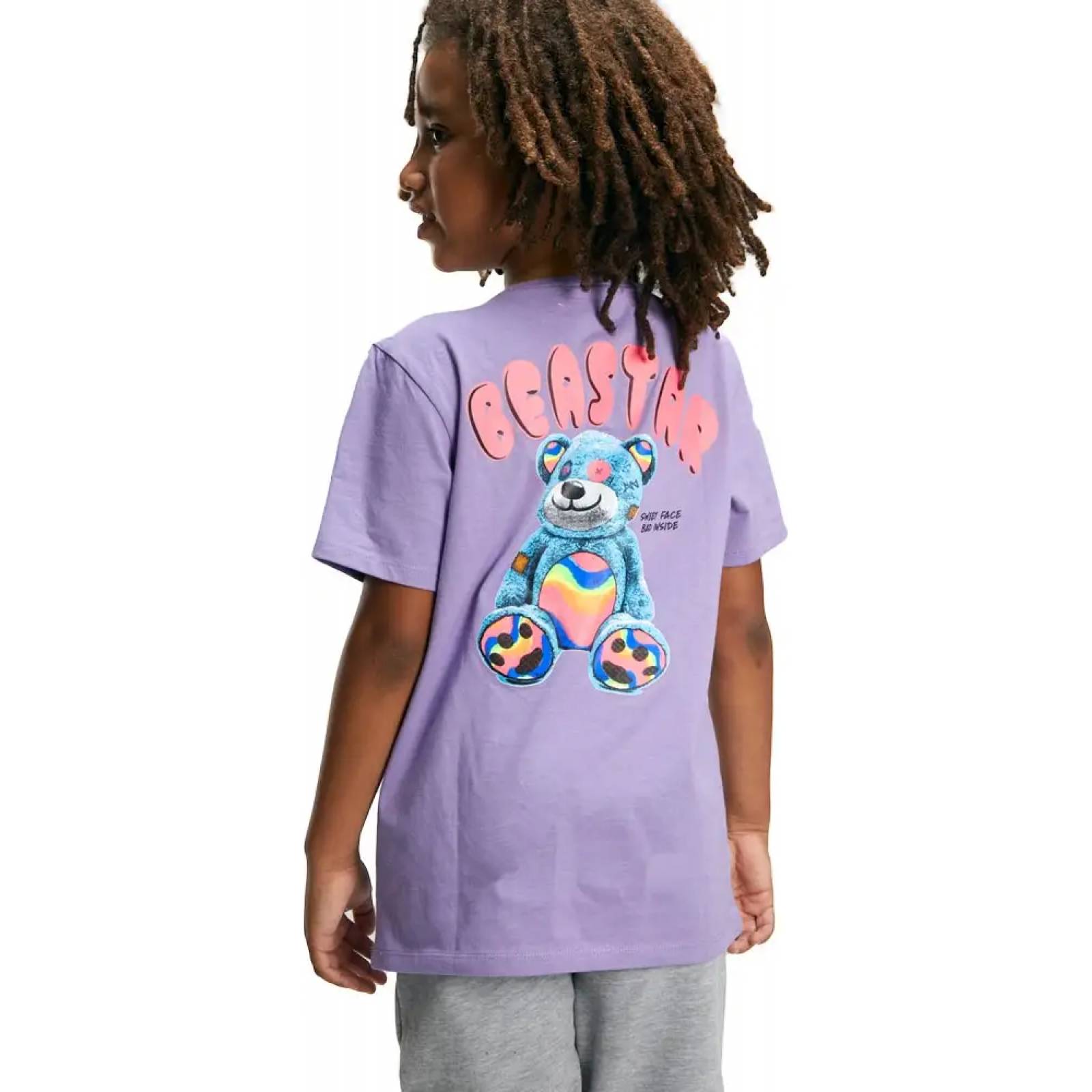Playera casual niño lila Next & Co modelo T353