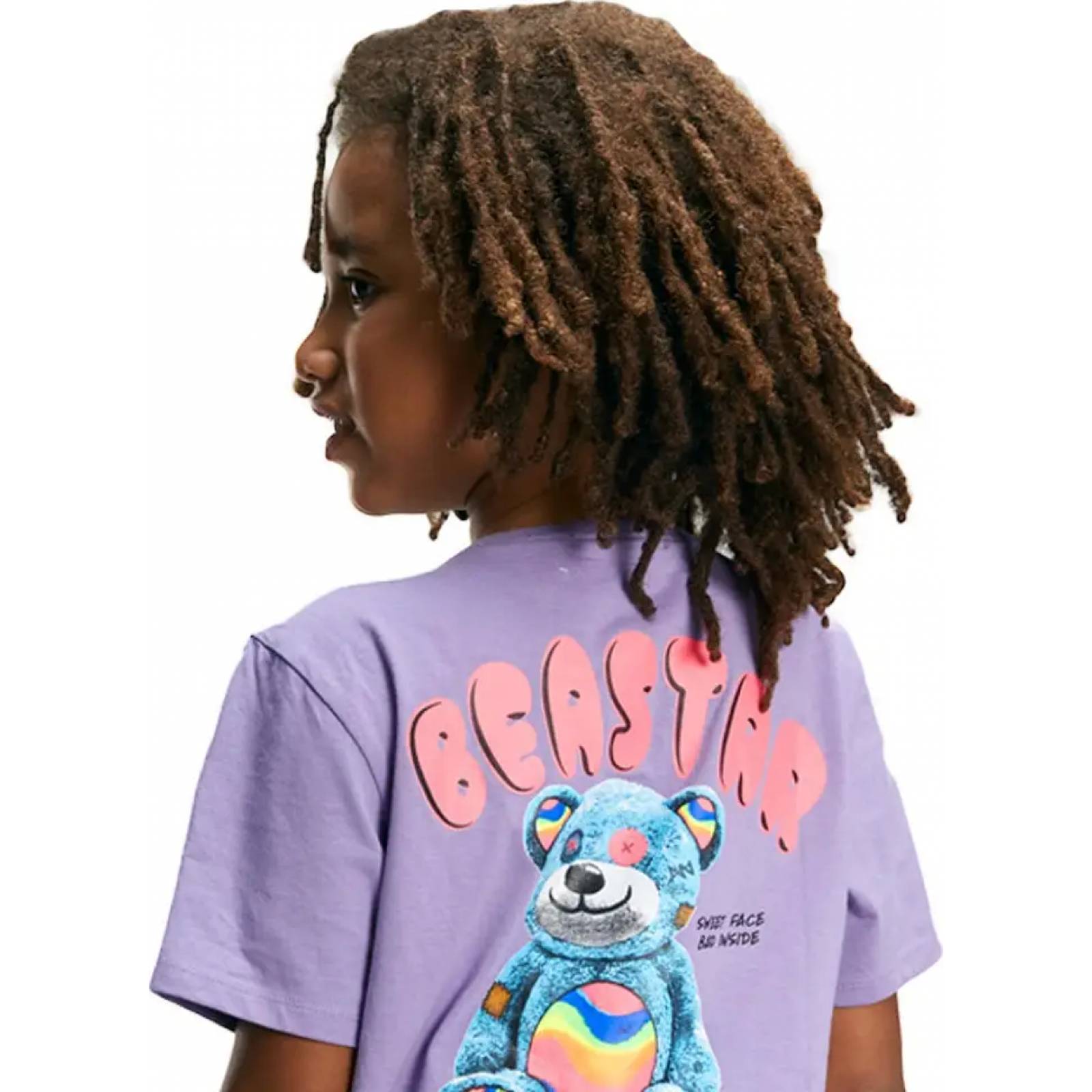 Playera casual niño lila Next & Co modelo T353