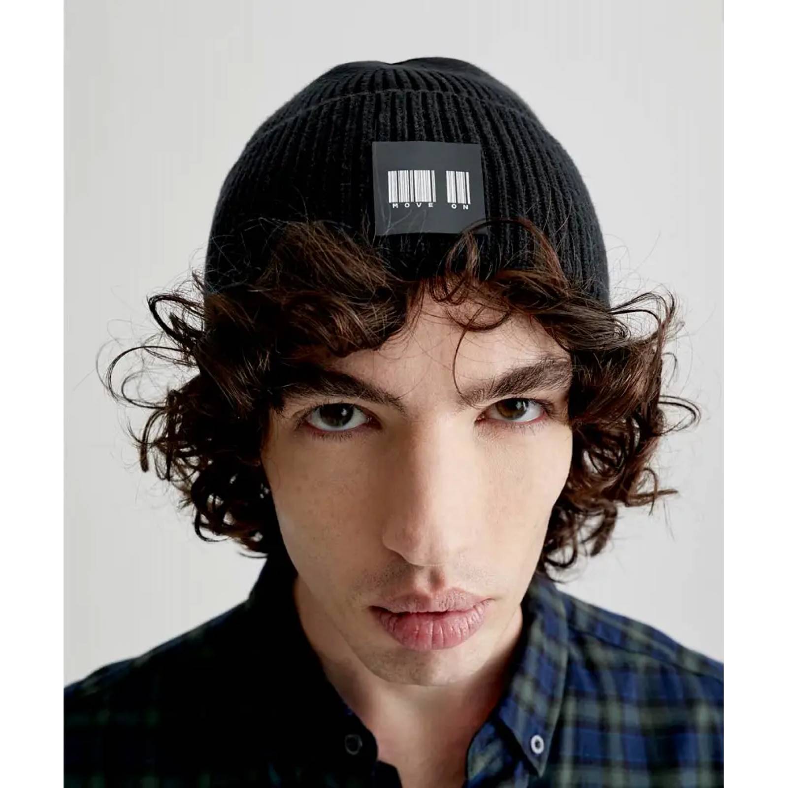 Gorro/boina accesorio invernal dama negro Kebo modelo KM68