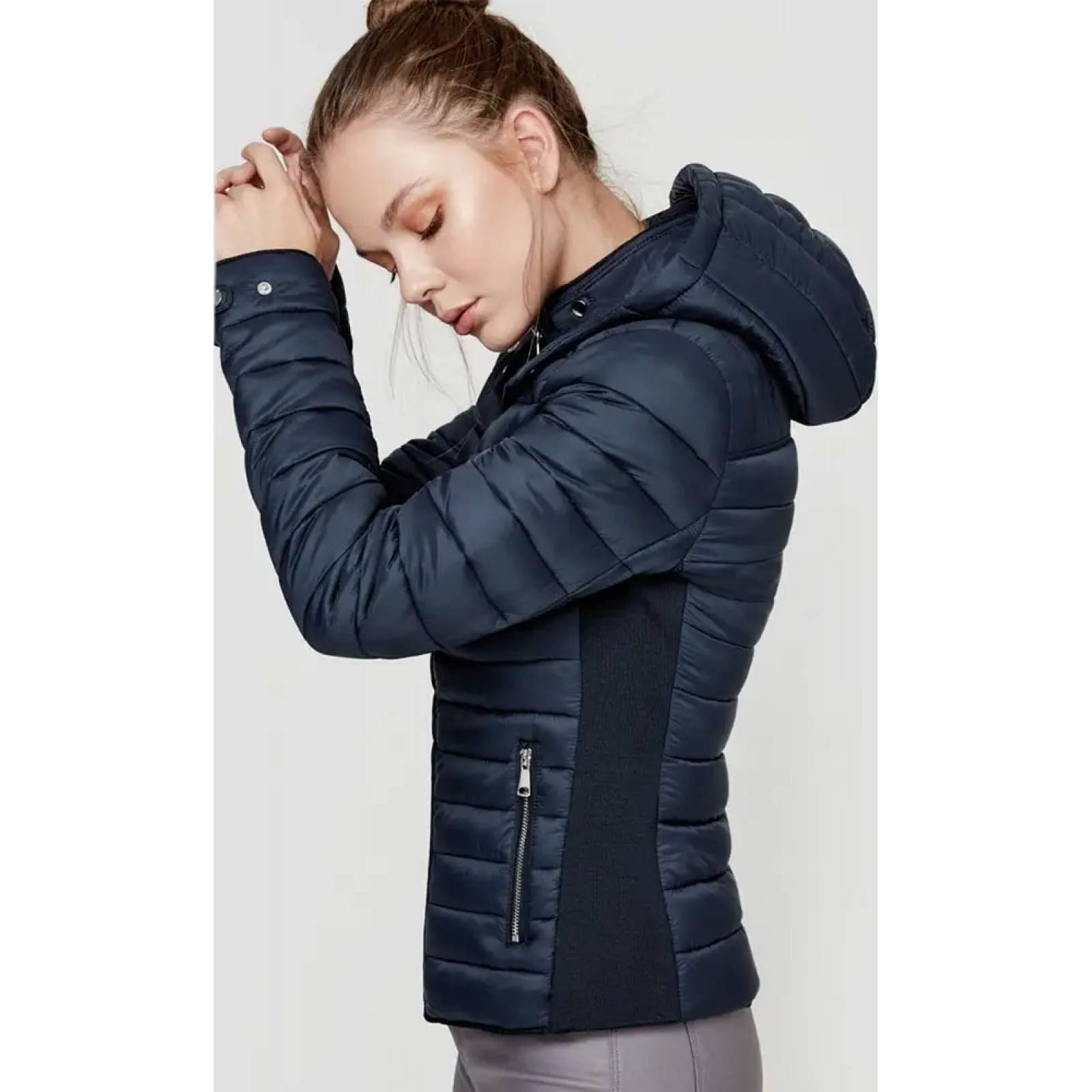 Chamarra abrigadora dama azul marino Holly Land modelo 3340