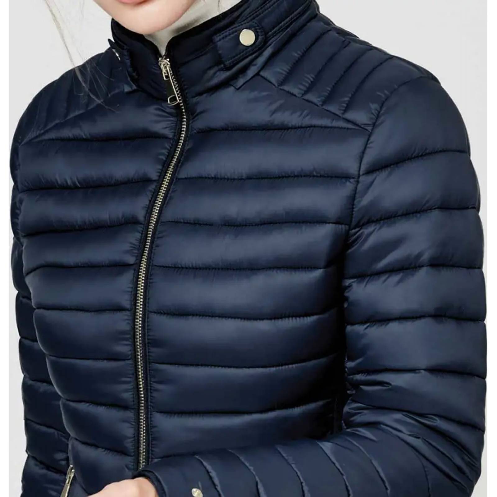 Chamarra abrigadora dama azul marino Holly Land modelo 3340