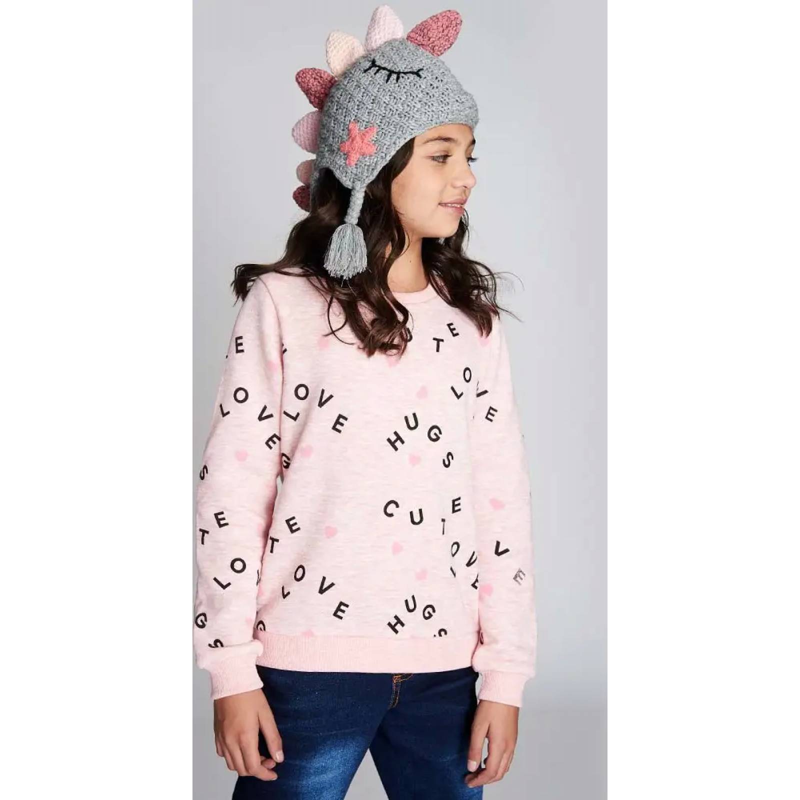 Gorro/boina accesorio invernal niña gris Pink By Price Shoes modelo 6012