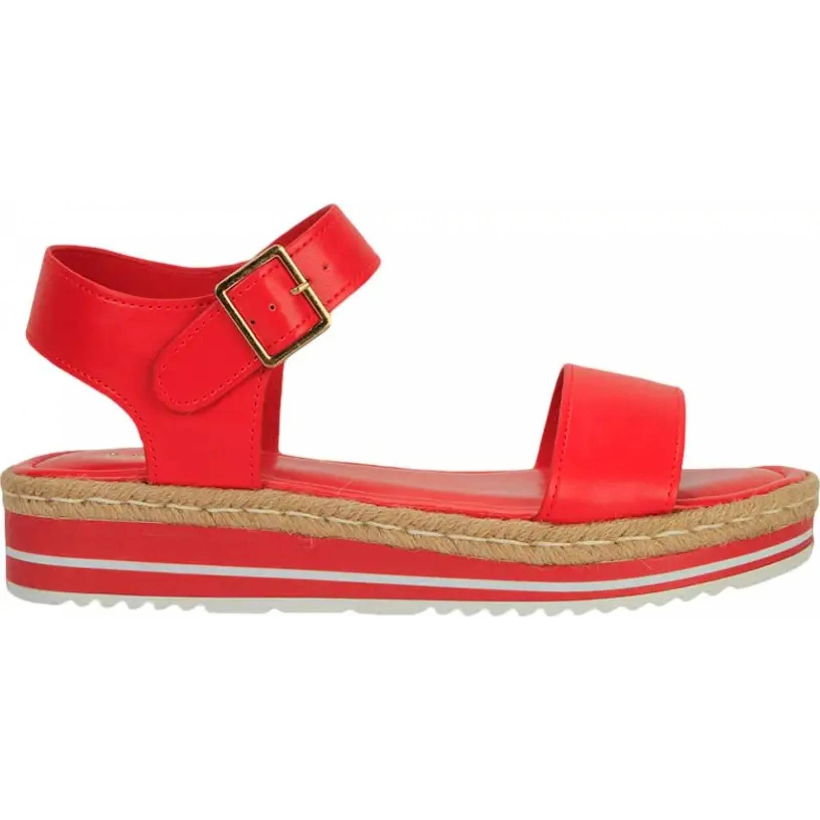 Sandalia casual dama rojo Vi Line Fashion modelo TA06