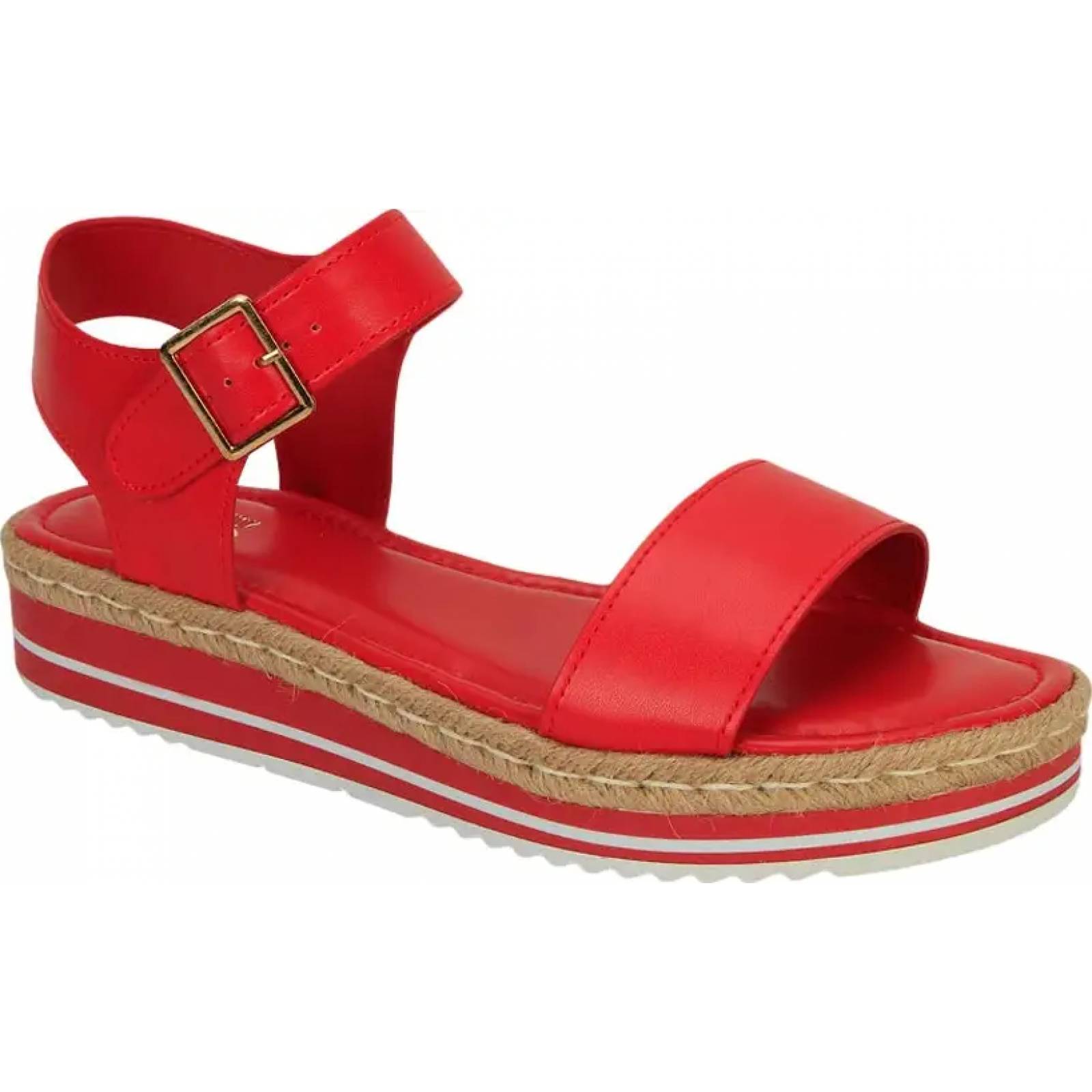 Sandalia casual dama rojo Vi Line Fashion modelo TA06