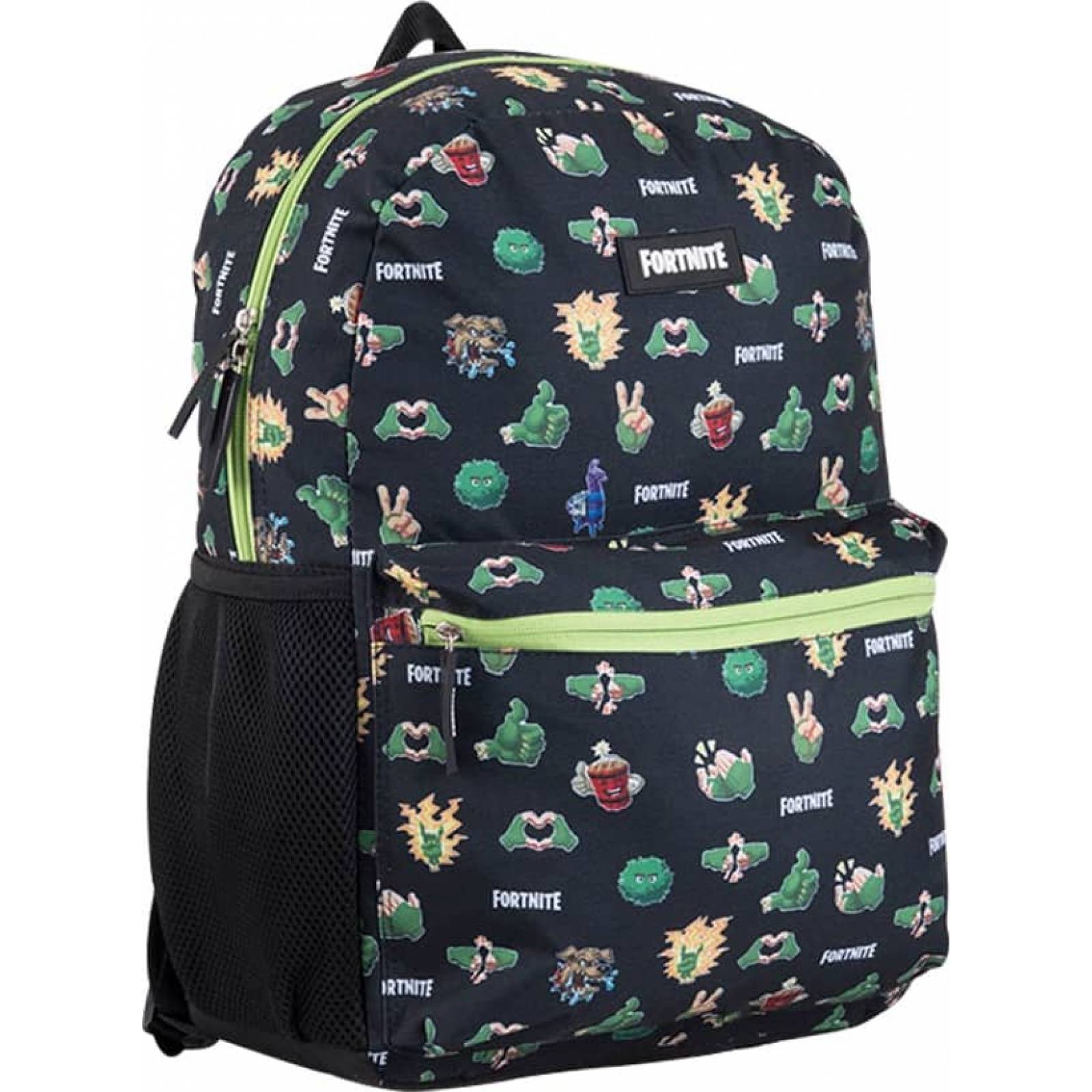 Backpack mochila/morral/maleta niño negro Fortnite modelo 8462