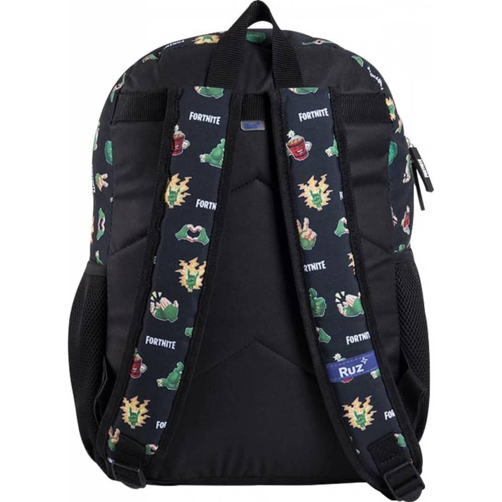 Backpack mochila/morral/maleta niño negro Fortnite modelo 8462
