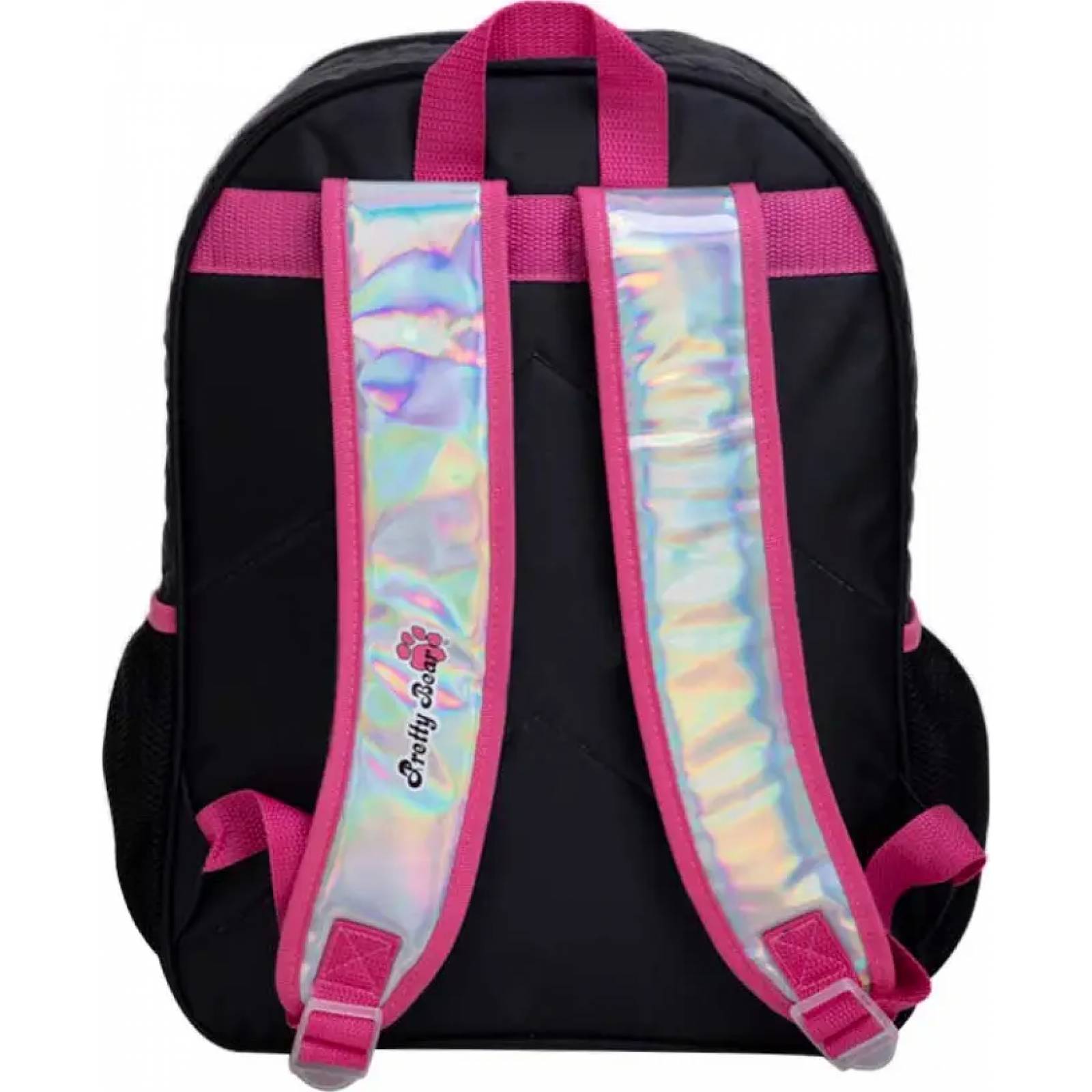 Backpack mochila/morral/maleta niña negro Stitch modelo 4474